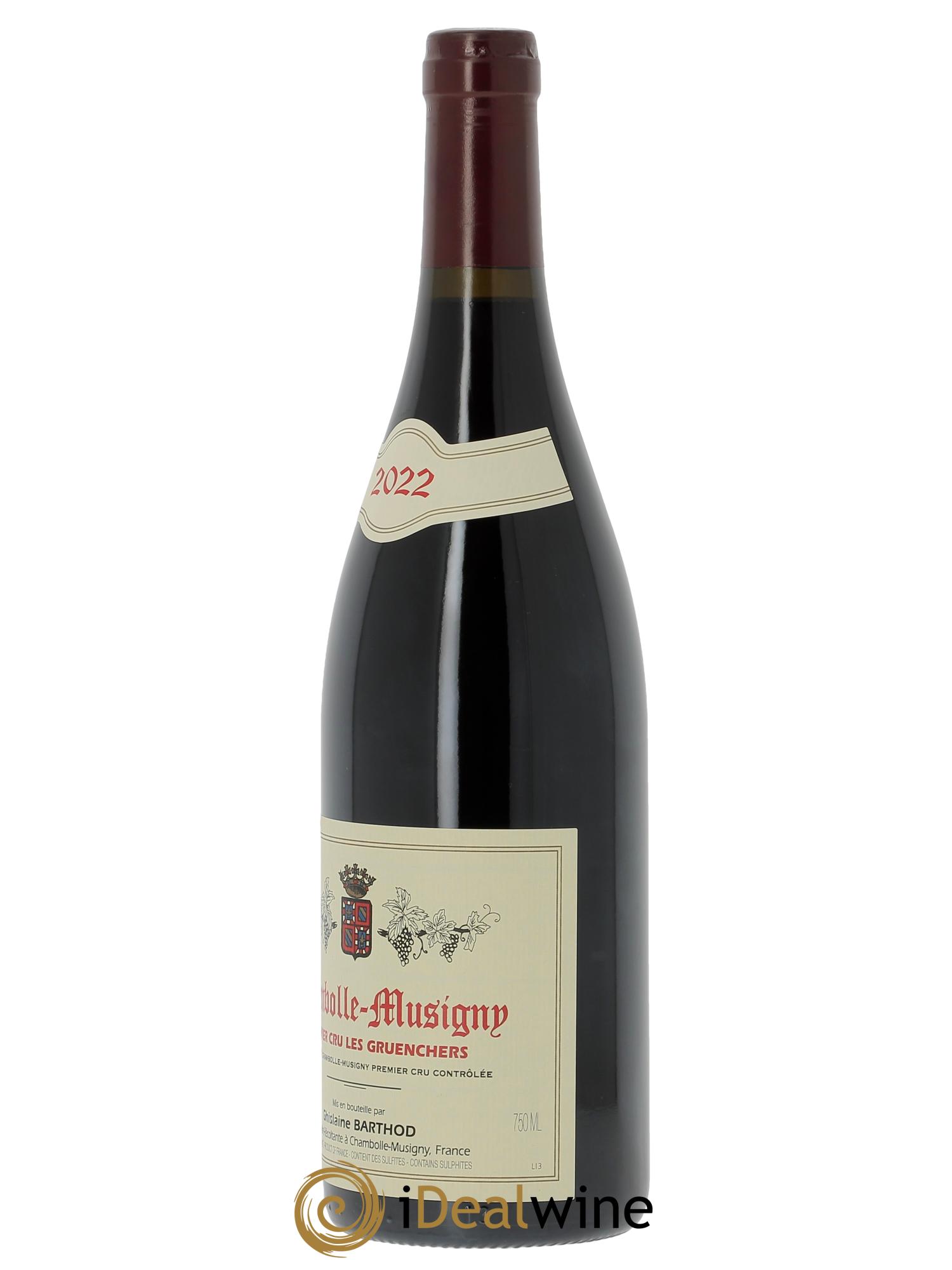 Chambolle-Musigny 1er Cru Les Gruenchers Ghislaine Barthod 2022 - Posten von 1 Flasche - 1