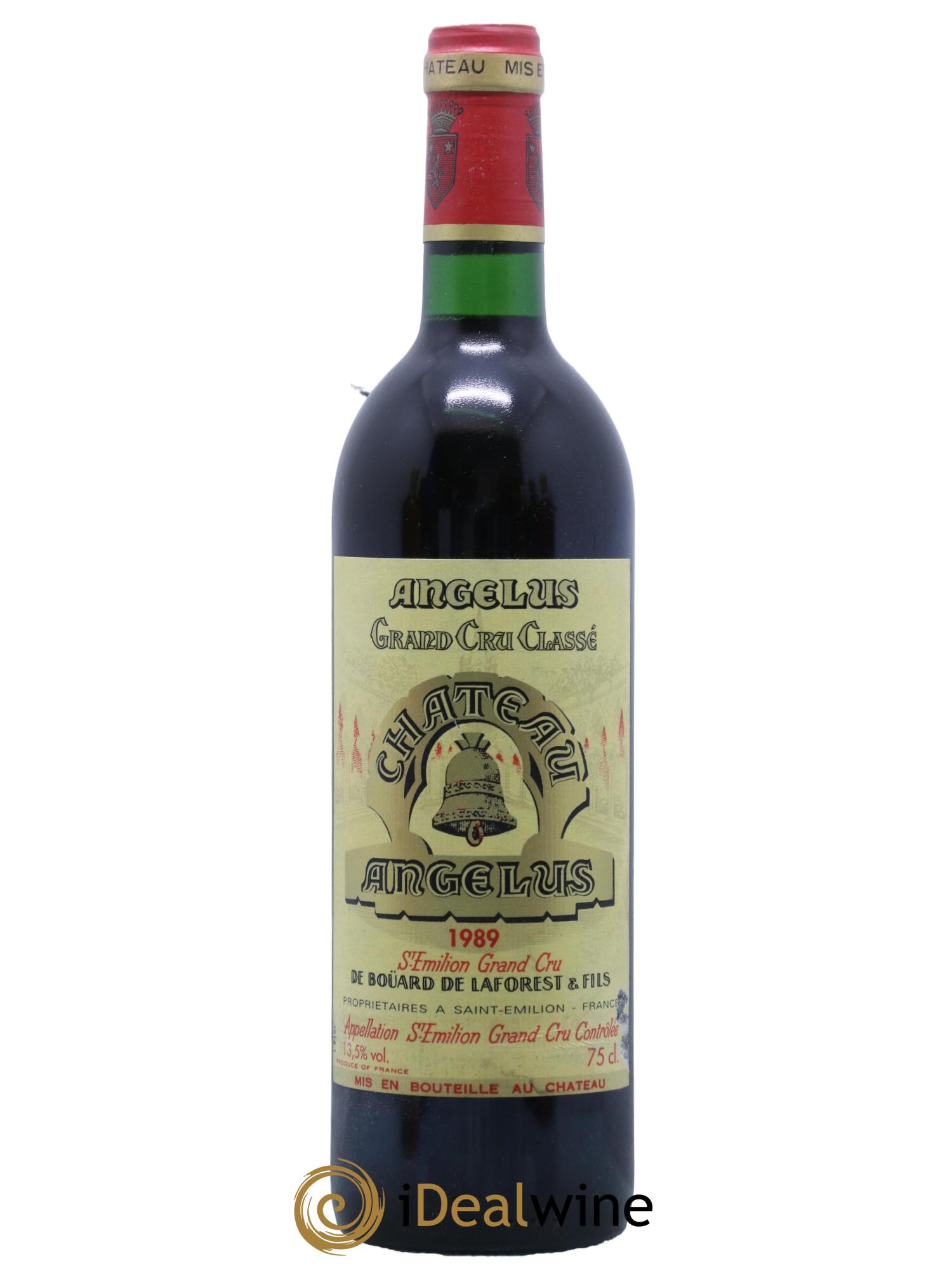 Château Angélus 1er Grand Cru Classé A 1989 - Lot de 1 bouteille - 0