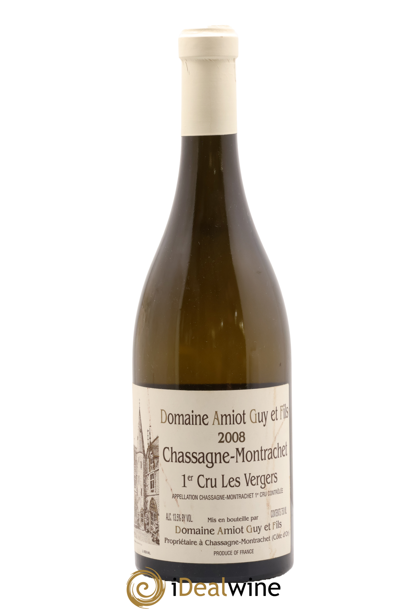 Chassagne-Montrachet 1er Cru Les Vergers Guy Amiot & Fils 2008 - Lot de 1 bouteille - 0