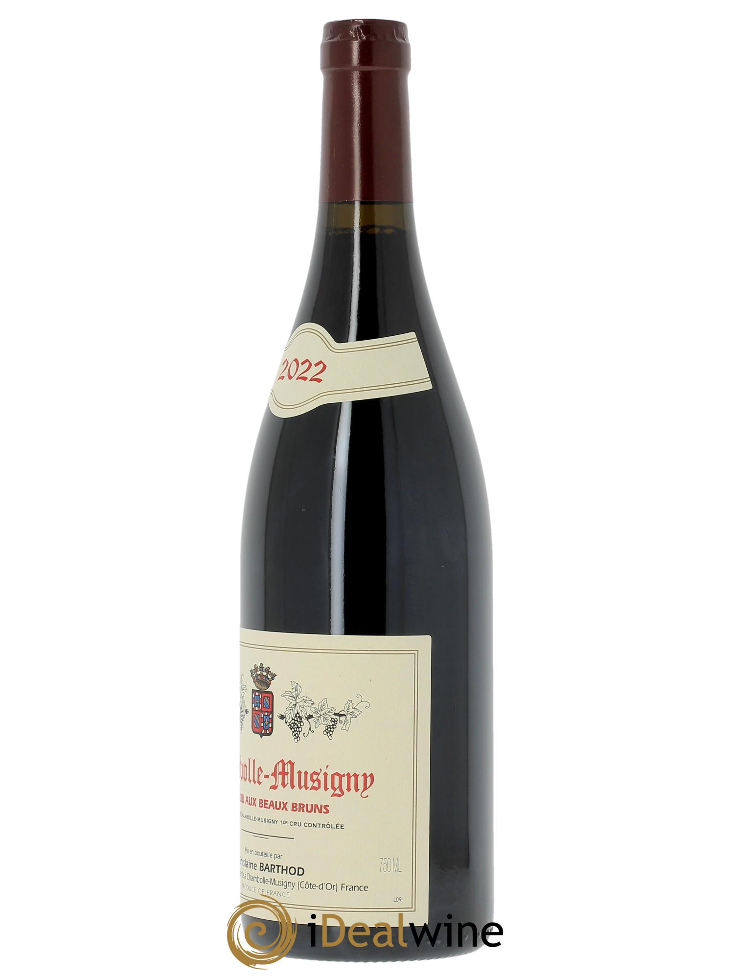 Chambolle-Musigny 1er Cru Aux Beaux Bruns Ghislaine Barthod 2022 - Lot de 1 bouteille - 1