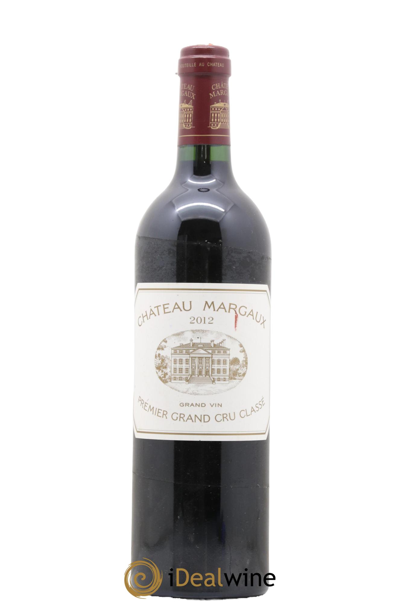 Château Margaux 1er Grand Cru Classé 2012 - Lot de 1 bouteille - 0