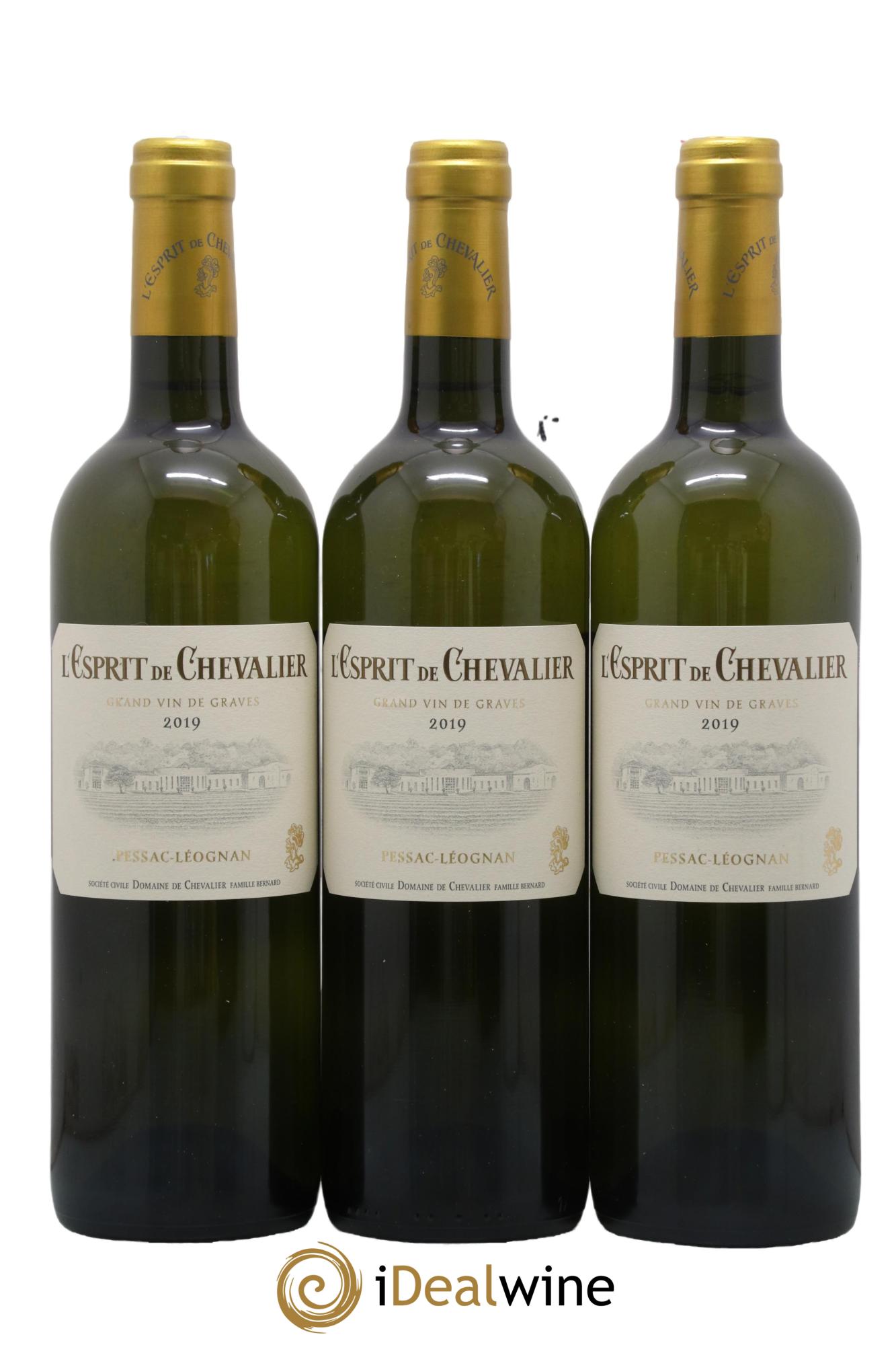 Esprit de Chevalier Second Vin 2019 - Lot de 3 bouteilles - 0