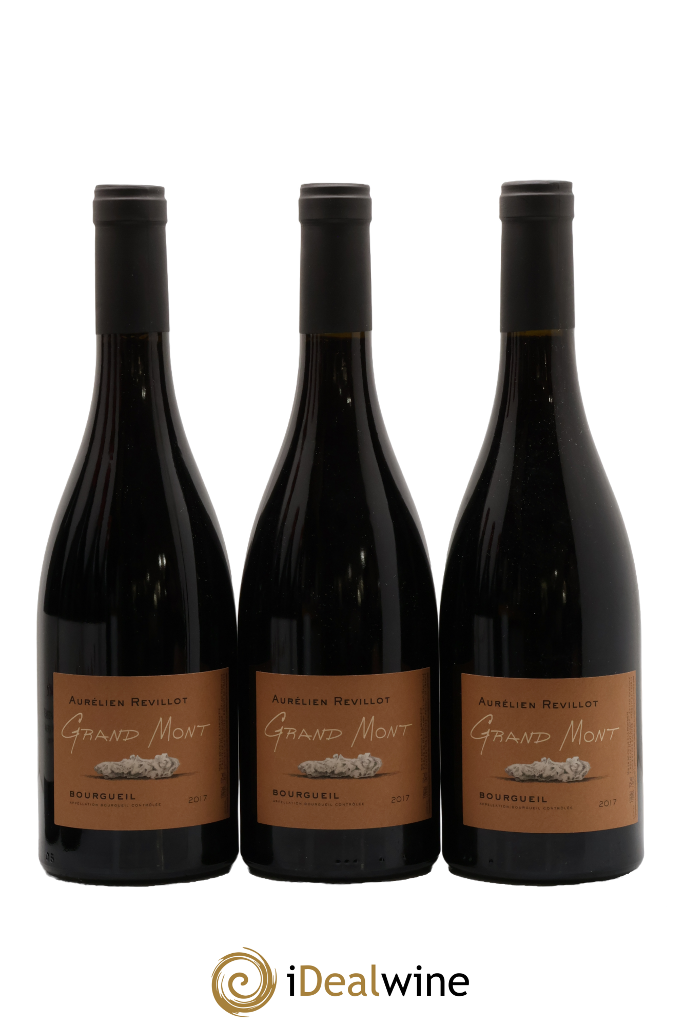 Bourgueil Grand Mont Aurélien Revillot 2017 - Lot de 3 bouteilles - 0