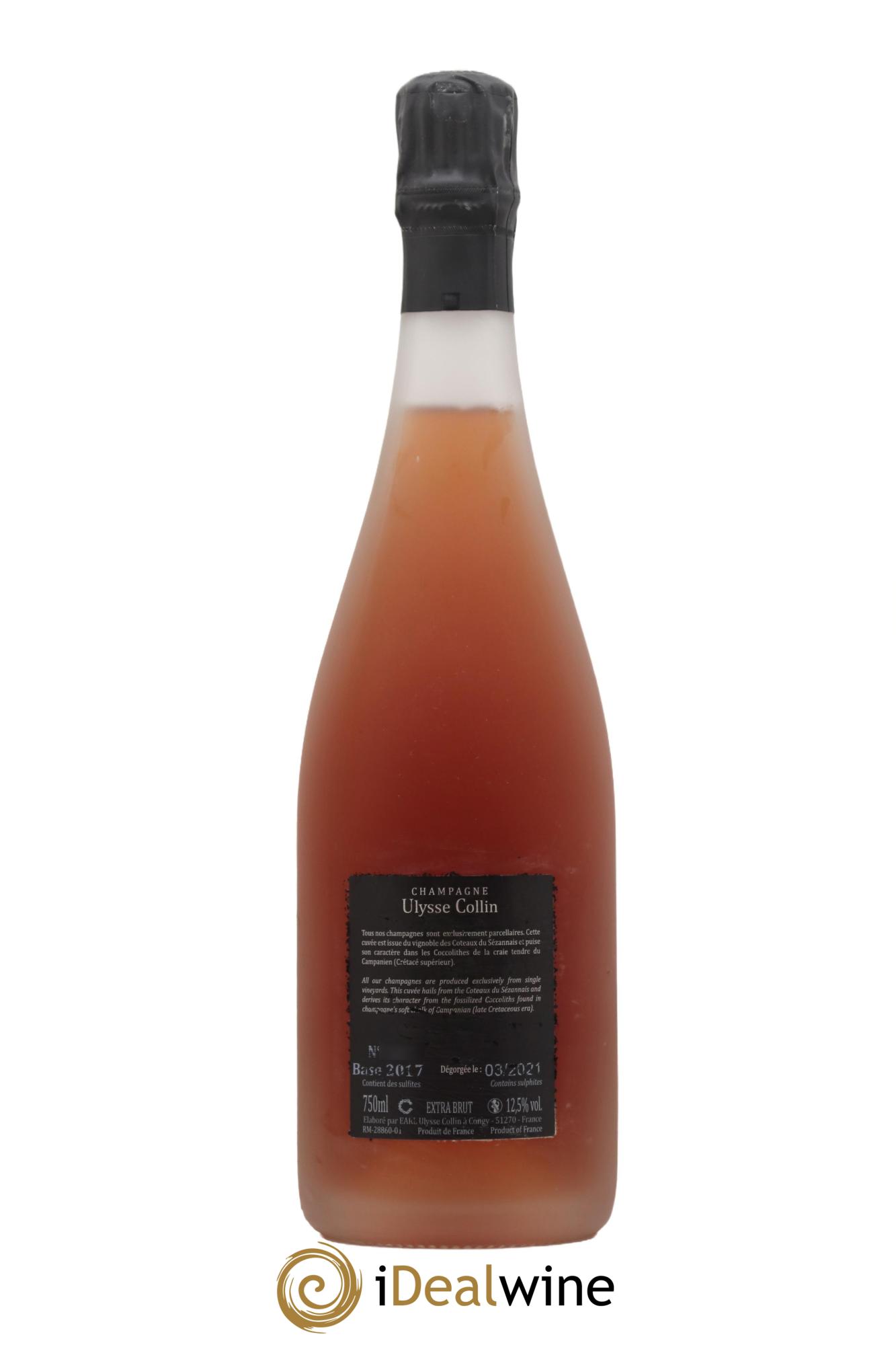 Les Maillons Extra-Brut Rosé de Saignée Ulysse Collin - Lot de 1 bouteille - 1
