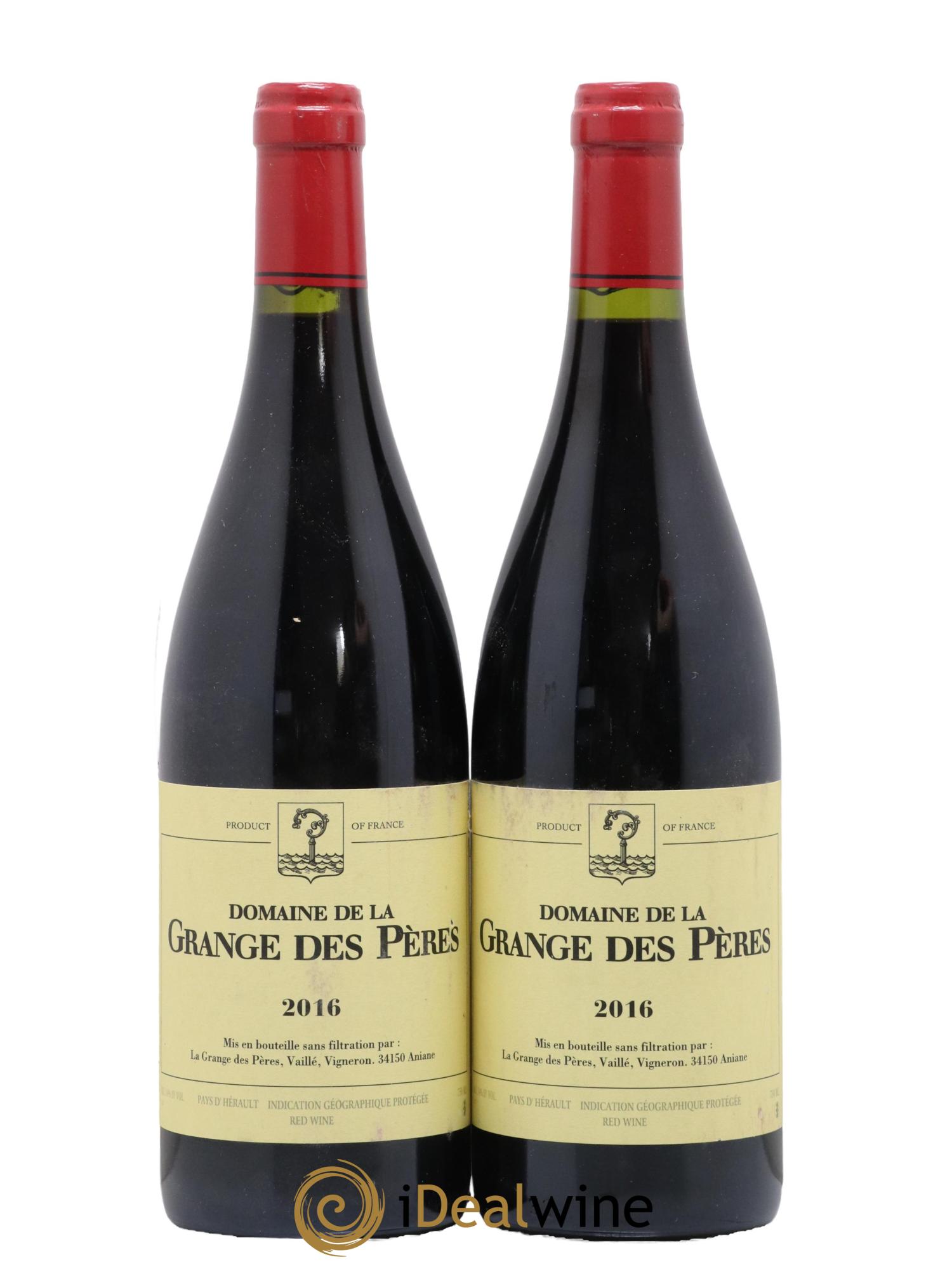Pays d'Hérault Grange des Pères Laurent Vaillé 2016 - Lot de 2 bouteilles - 0