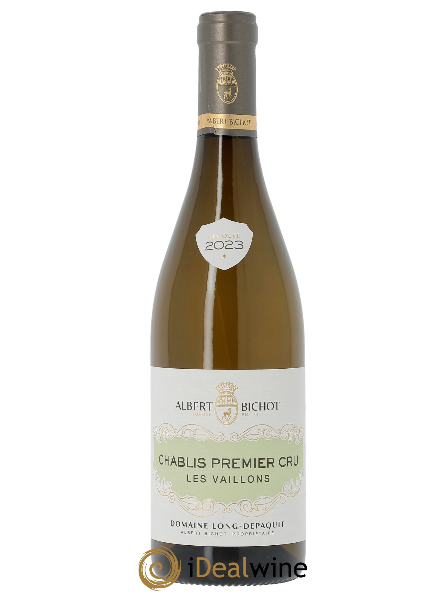 Chablis 1er Cru Vaillons Long Depaquit - Albert Bichot (Domaine)  2023 - Lot de 1 bouteille - 0