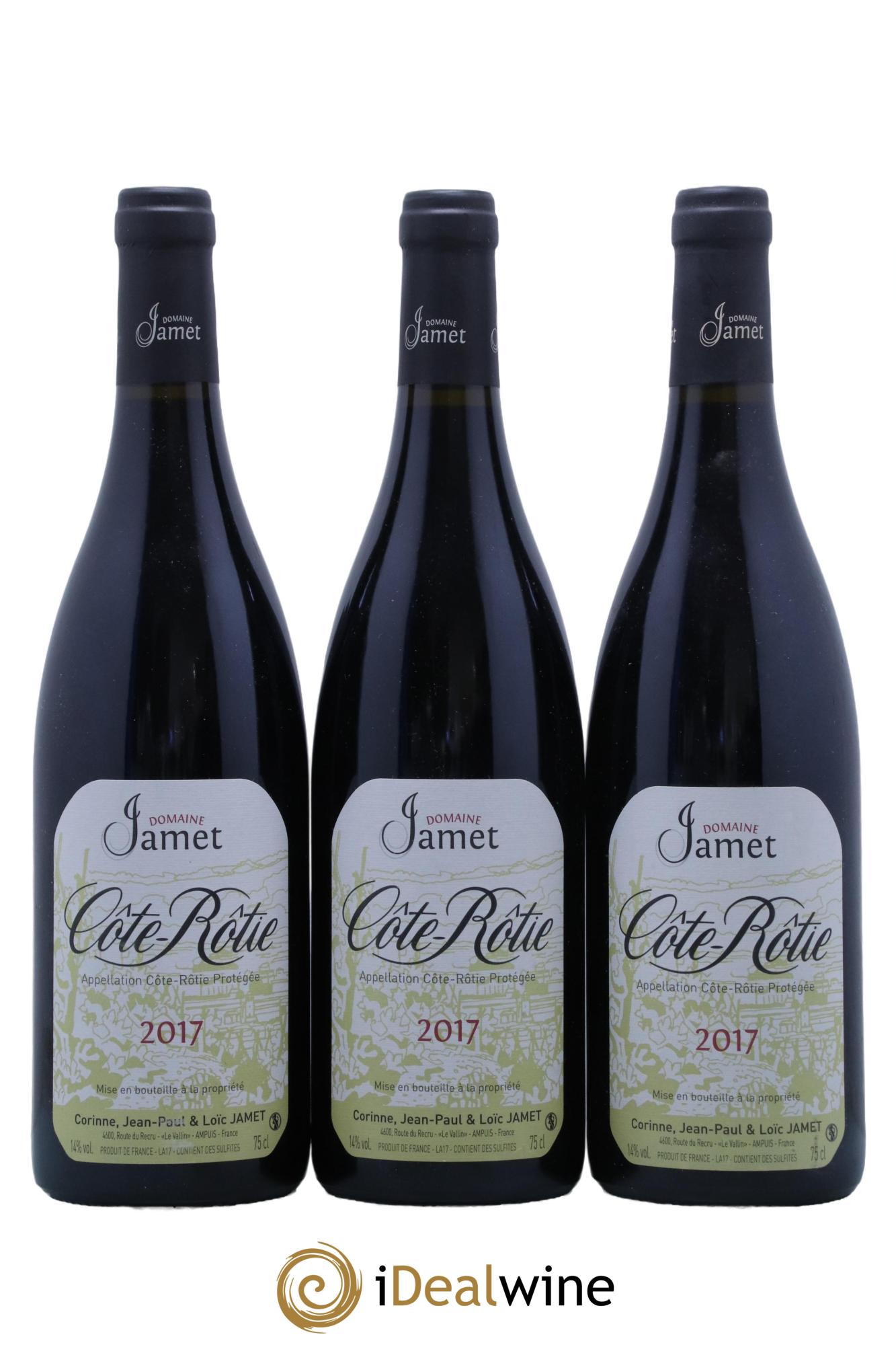 Côte-Rôtie Jamet (Domaine) 2017 - Lot de 3 bouteilles - 0