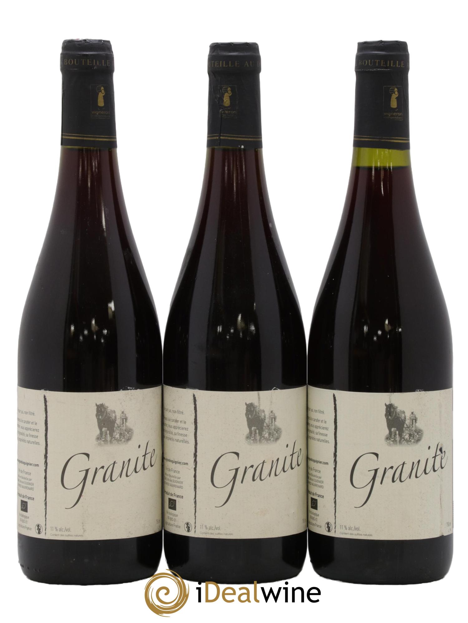 Vin de France Granite Michel Guignier 2016 - Lot de 3 bouteilles - 0