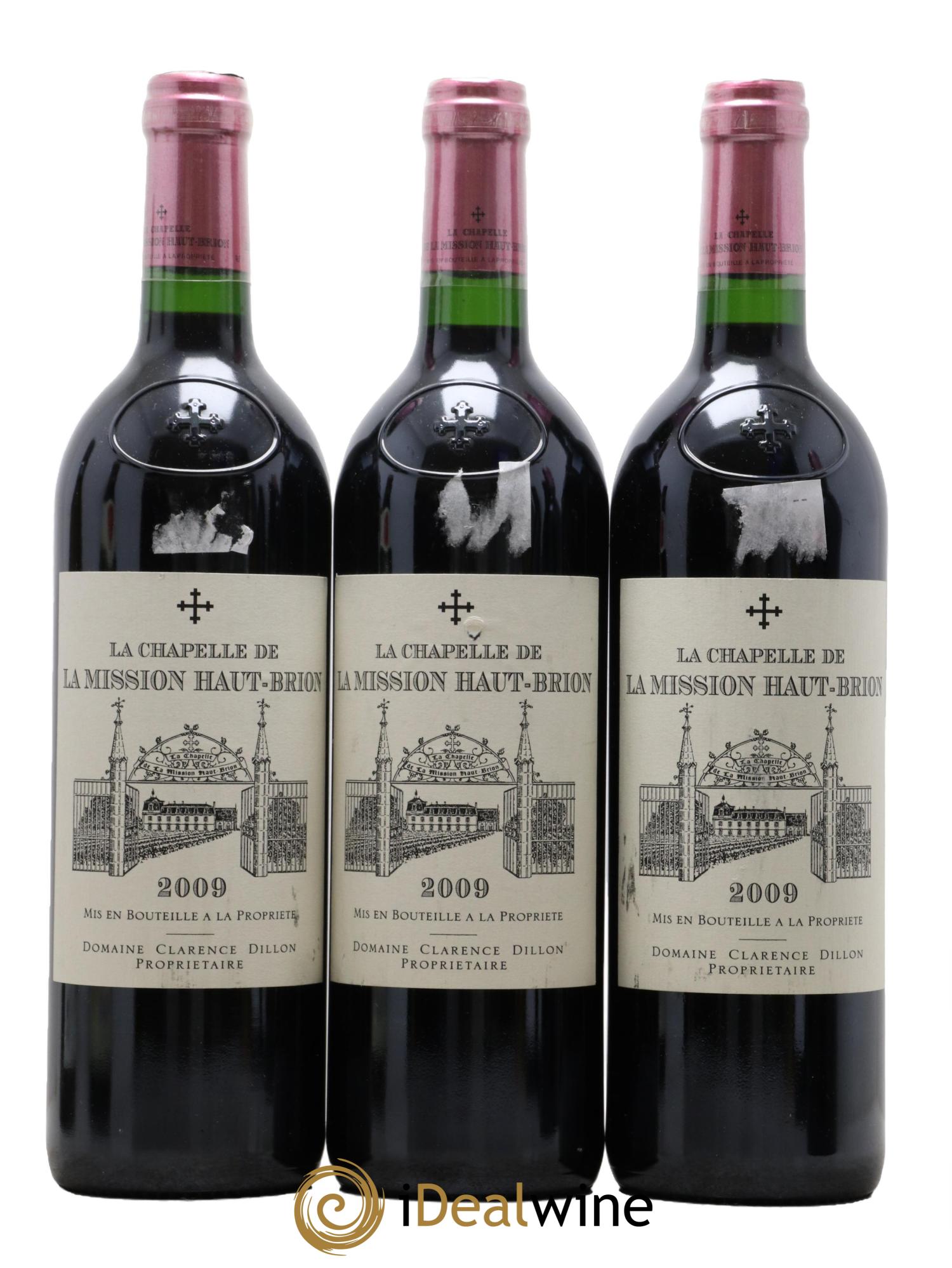 La Chapelle de La Mission Haut-Brion Second Vin 2009 - Lot de 3 bouteilles - 0