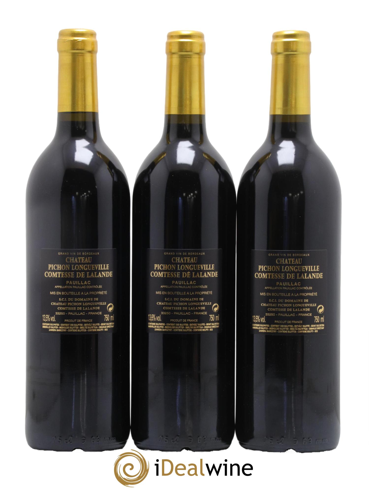 Château Pichon Longueville Comtesse de Lalande 2ème Grand Cru Classé 2016 - Lotto di 6 bottiglie - 4