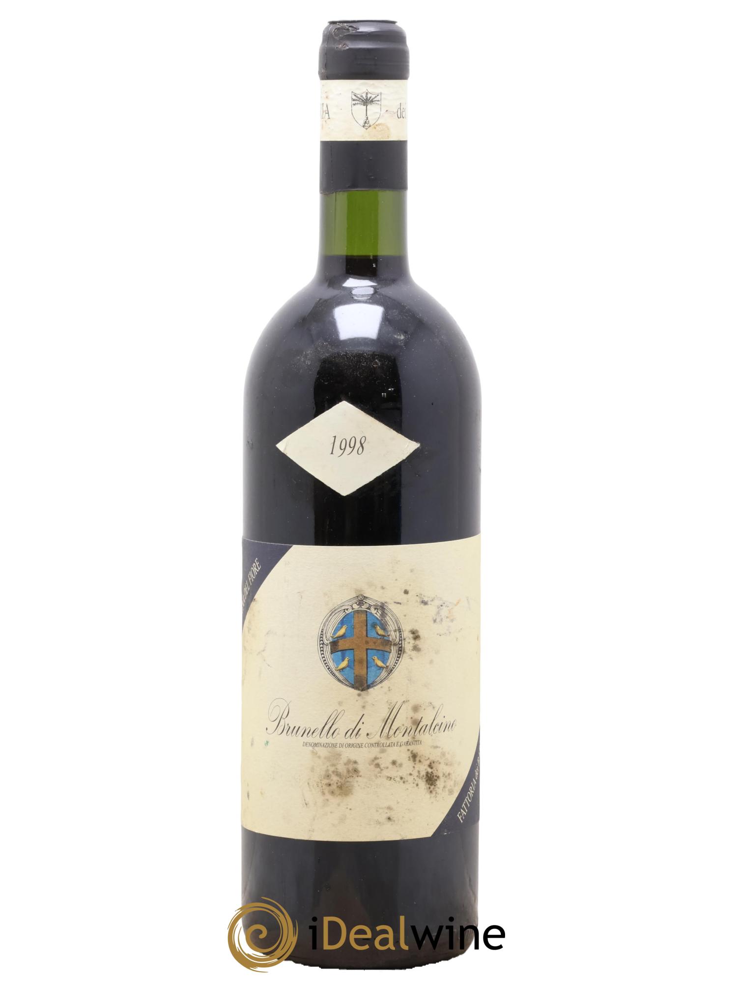 Brunello di Montalcino DOCG Vigna del Fiore Fattoria dei Barbi 1998 - Lot de 1 bouteille - 0