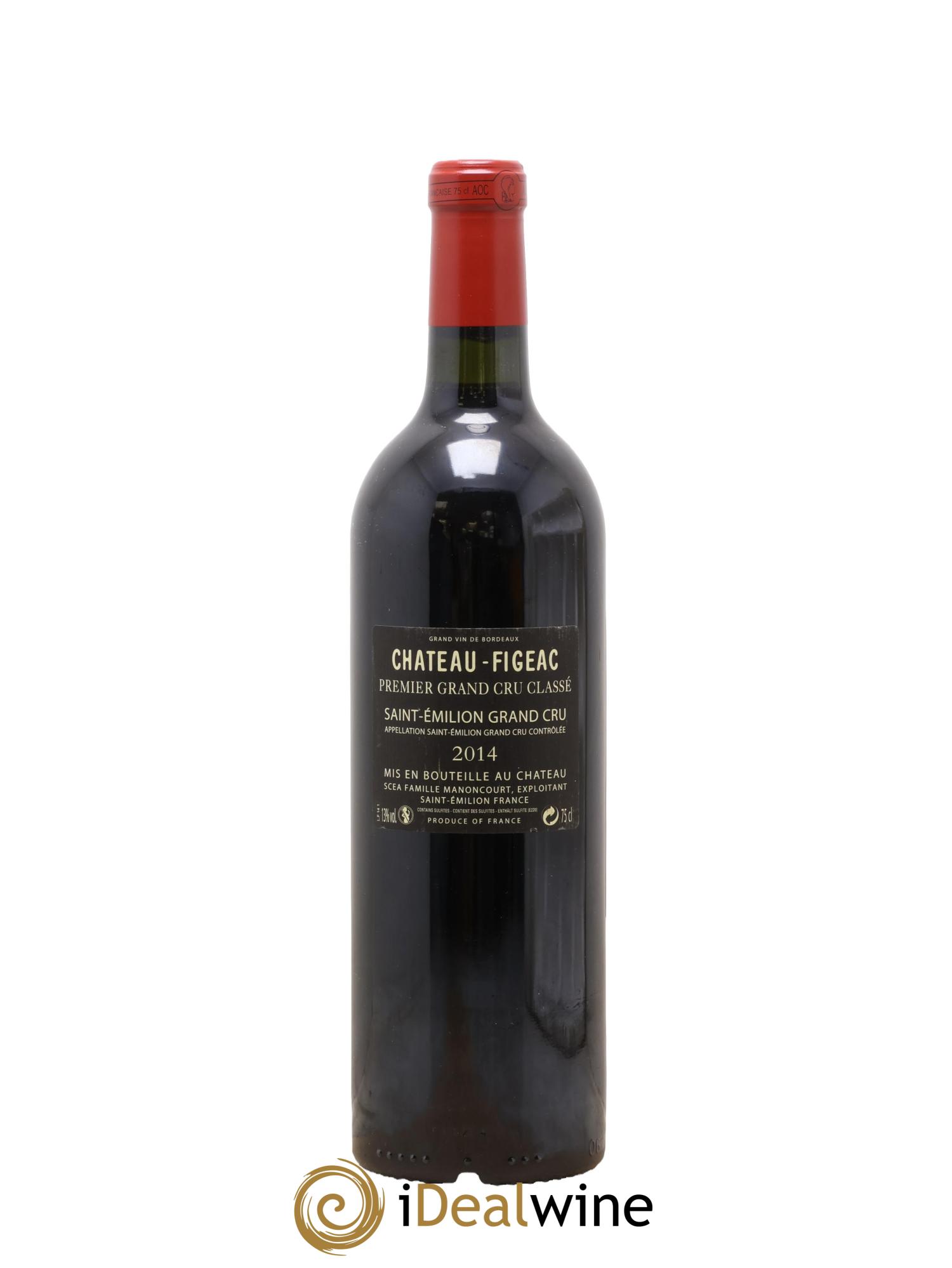 Château Figeac 1er Grand Cru Classé A 2014 - Lot de 1 bouteille - 1