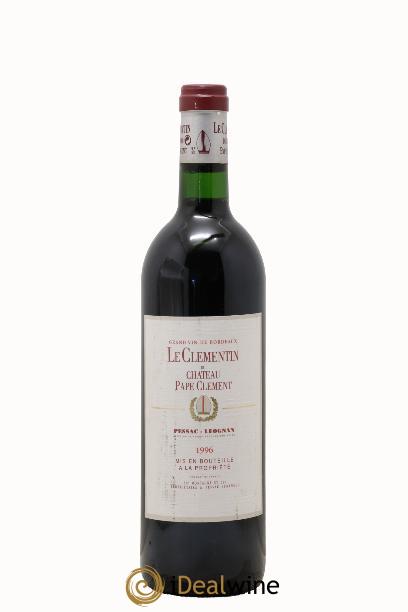 Le Clémentin de Pape Clément Second Vin 1996 - Lotto di 1 bottiglia - 0