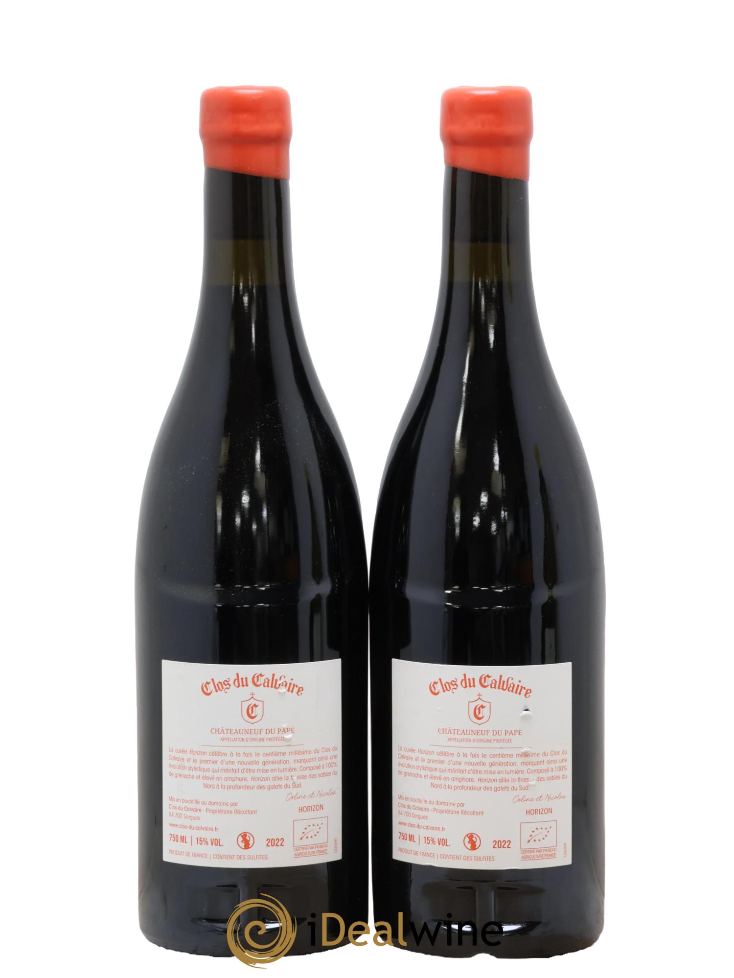 Châteauneuf-du-Pape Horizon Clos du Calvaire Horizon Clos du Clavaire 2022 - Lot de 2 bouteilles - 1