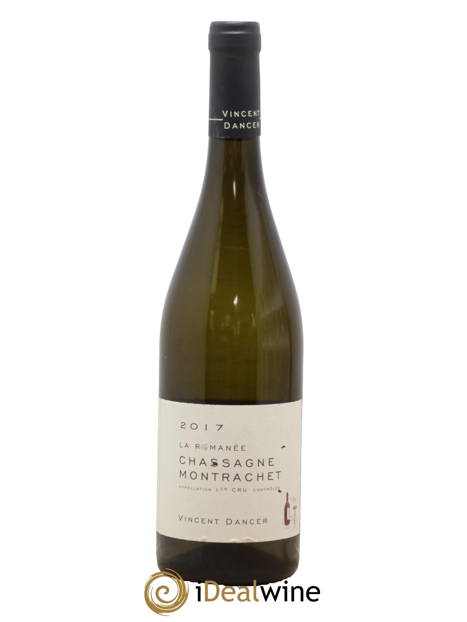 Chassagne-Montrachet 1er Cru La Romanée Vincent Dancer 2017 - Lot de 1 bouteille - 0
