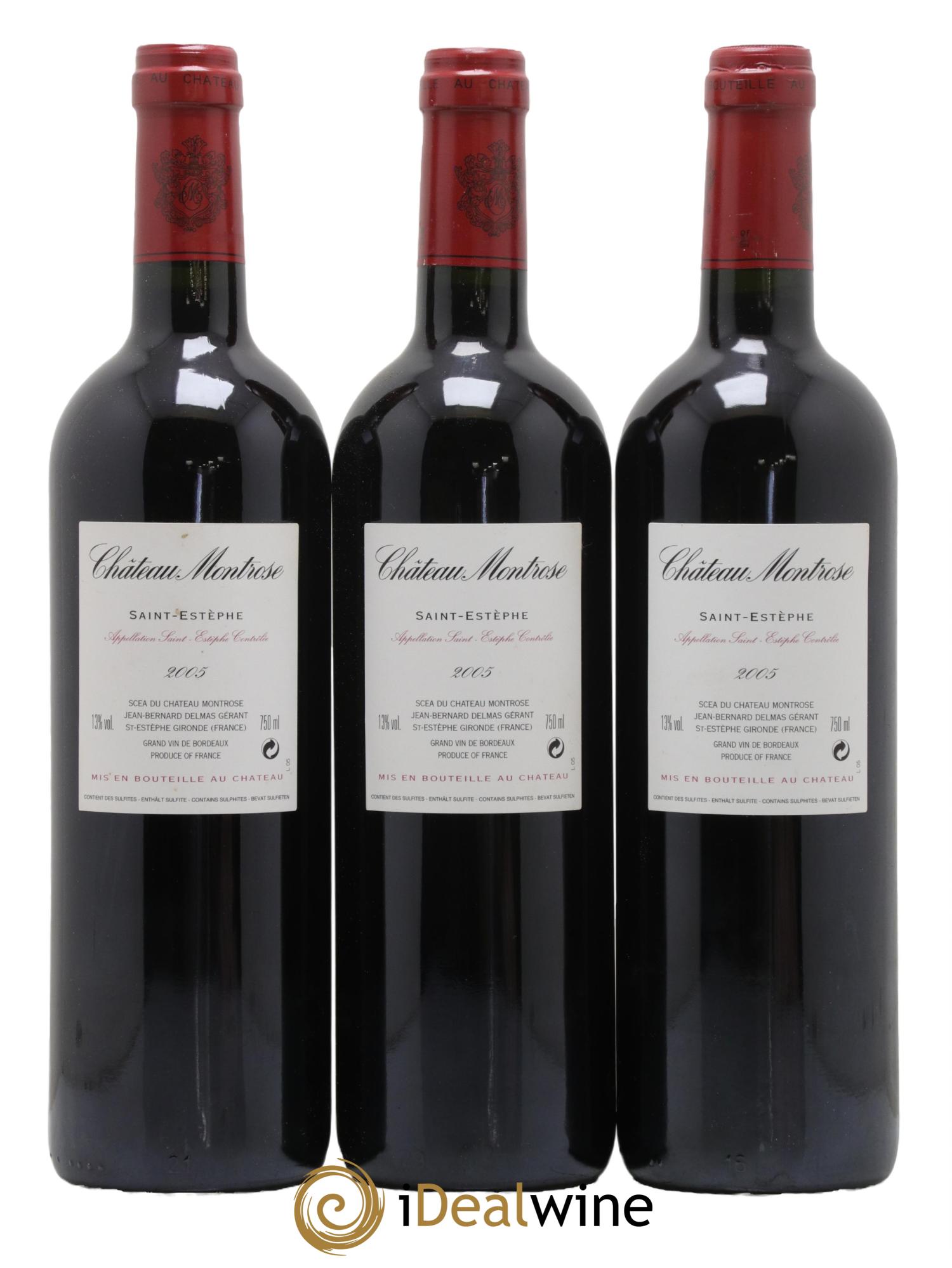 Château Montrose 2ème Grand Cru Classé 2005 - Lot de 12 bouteilles - 2