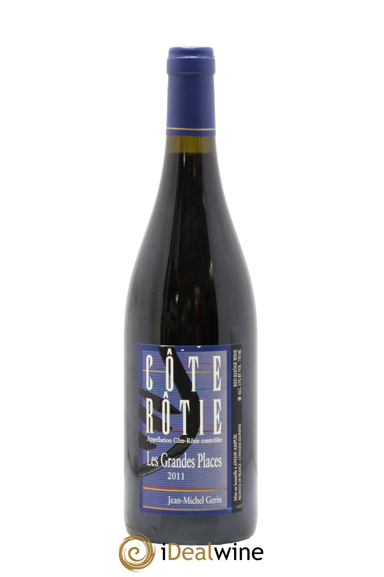 Côte-Rôtie Les Grandes Places Jean-Michel Gerin 2011 - Lot de 1 bouteille - 0