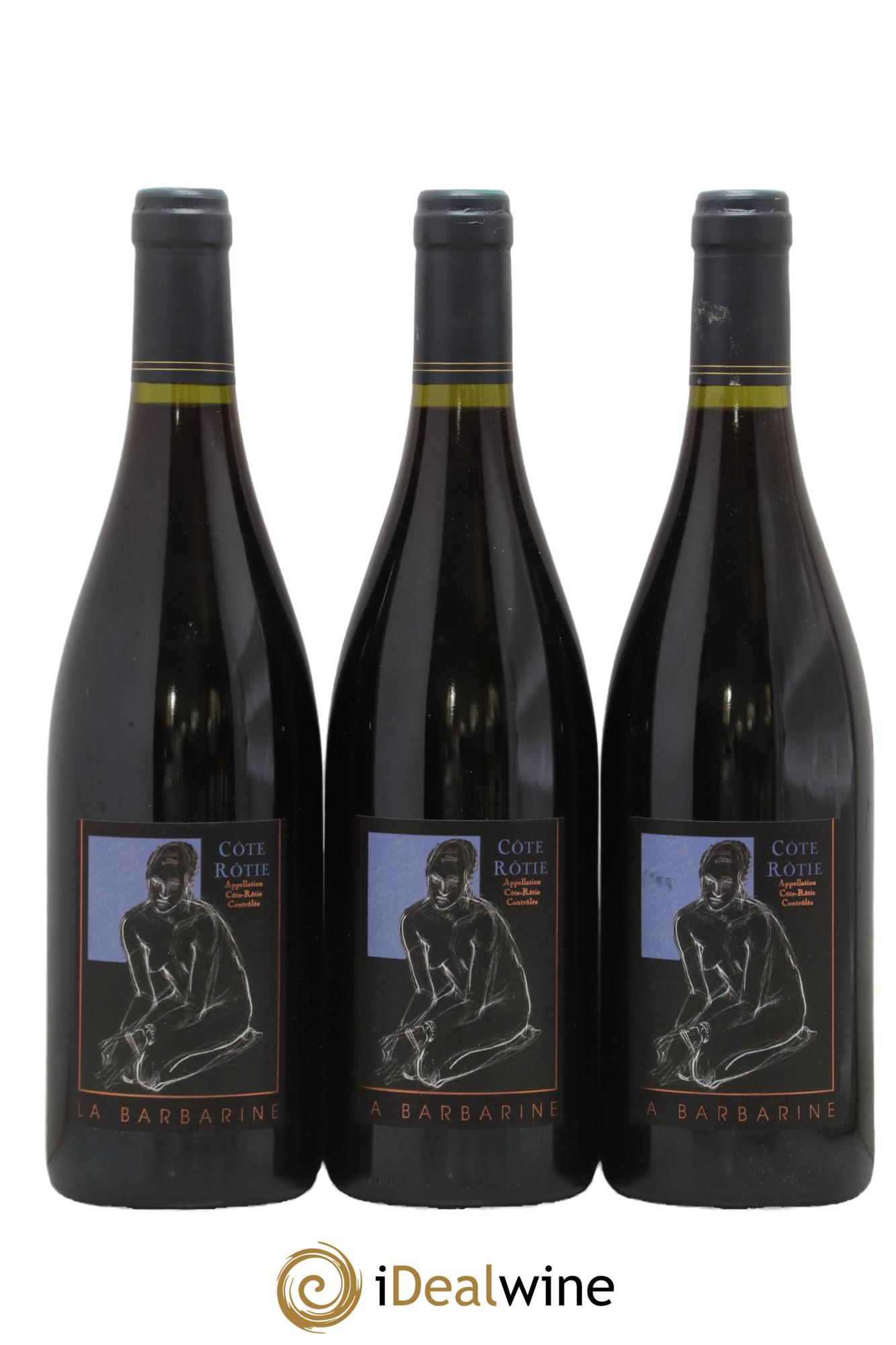 Côte-Rôtie La Barbarine Gangloff (Domaine) 2008 - Lot of 3 bottles - 0