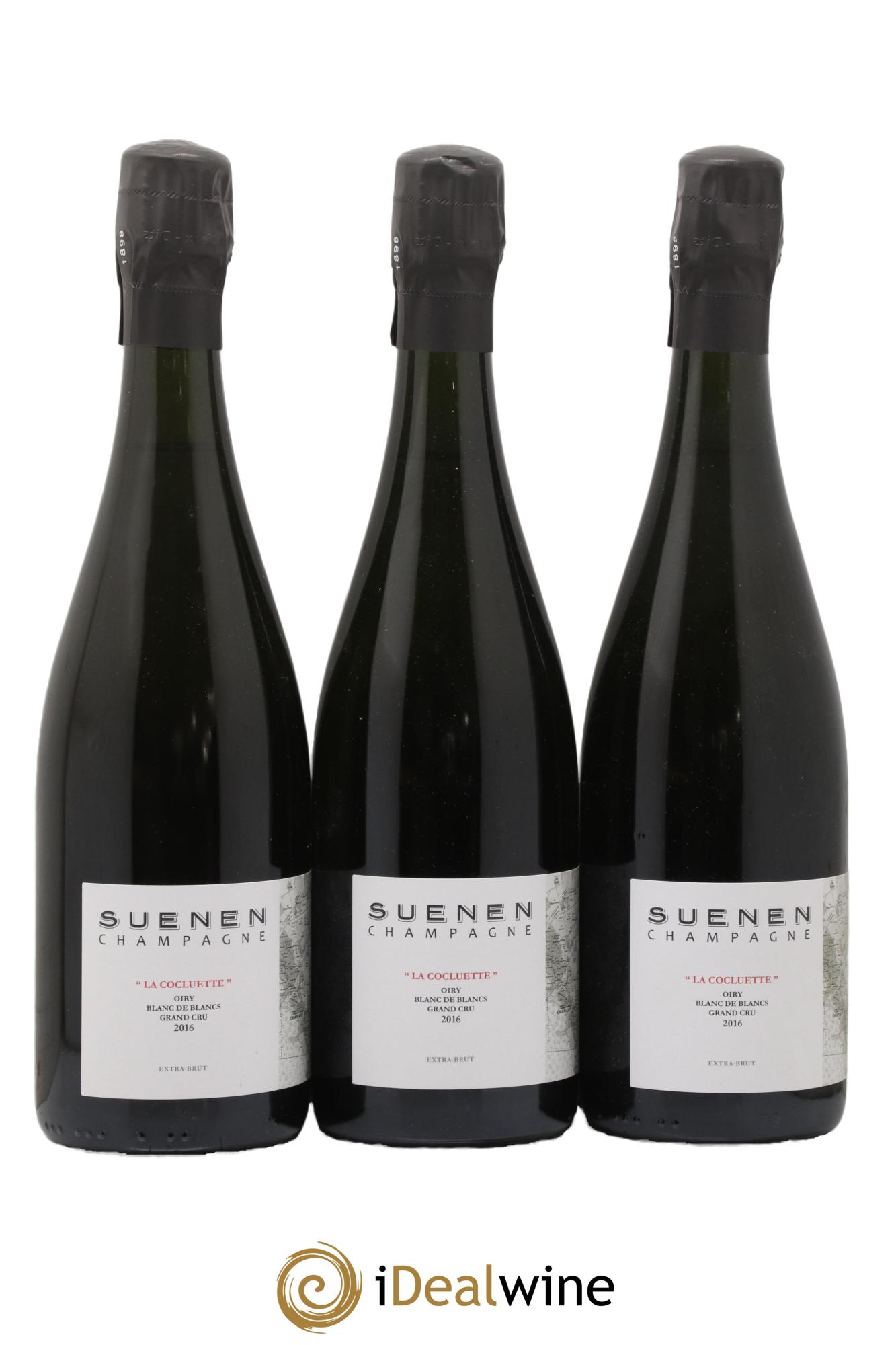 Oiry La Cocluette Grand Cru Extra-Brut Suenen 2016 - Lot de 3 bouteilles - 0