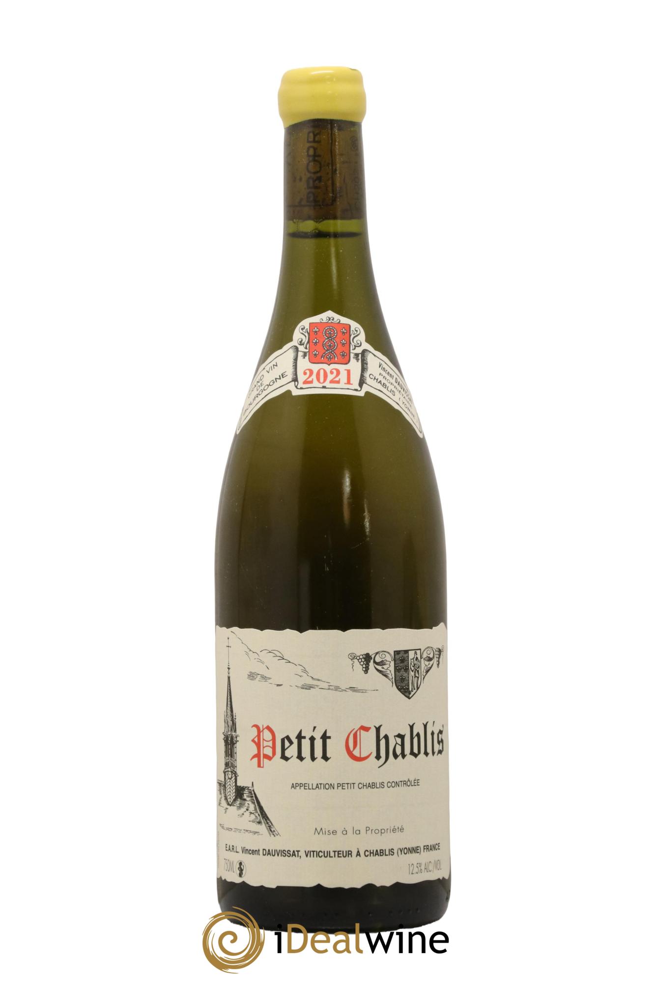 Petit Chablis Vincent Dauvissat (Domaine) 2021 - Lot de 1 bouteille - 0