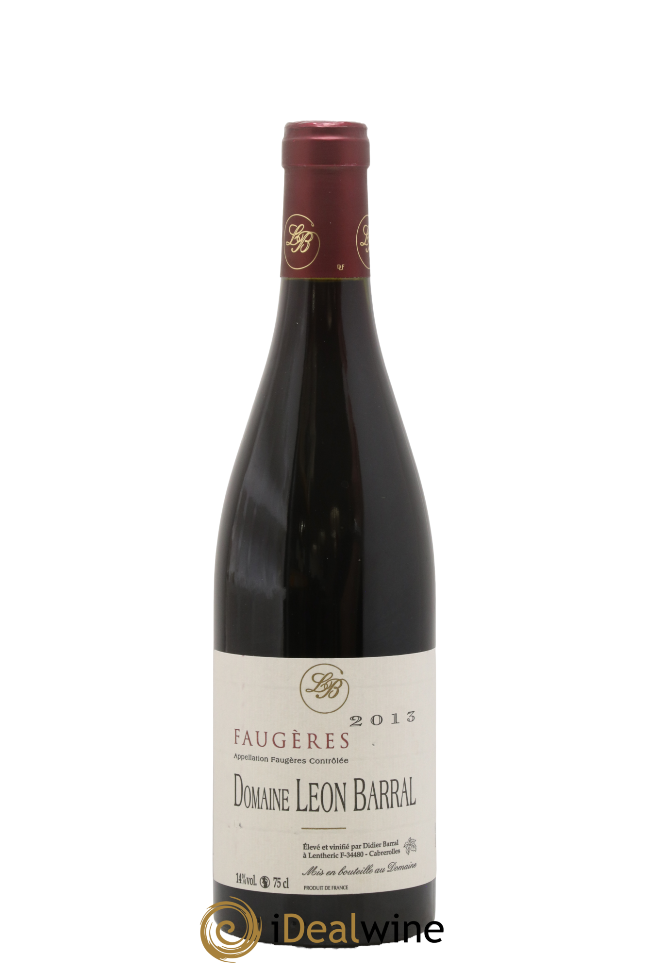Faugères Domaine Léon Barral 2013 - Lot of 1 bottle - 0
