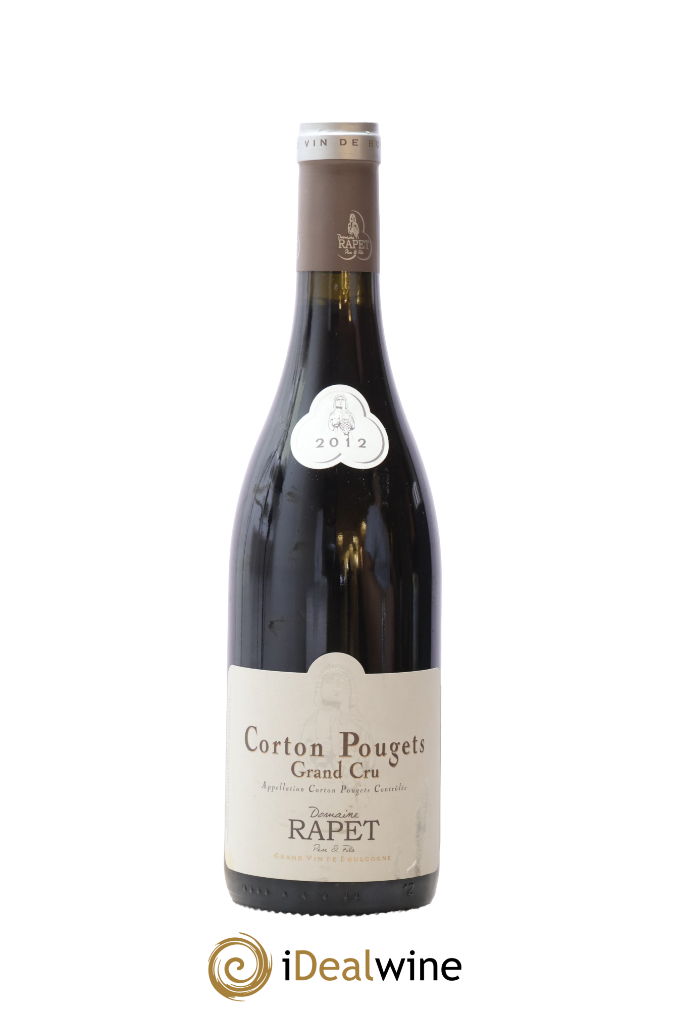Corton Grand Cru Pougets Rapet Père & Fils 2012 - Lot de 1 bouteille - 0