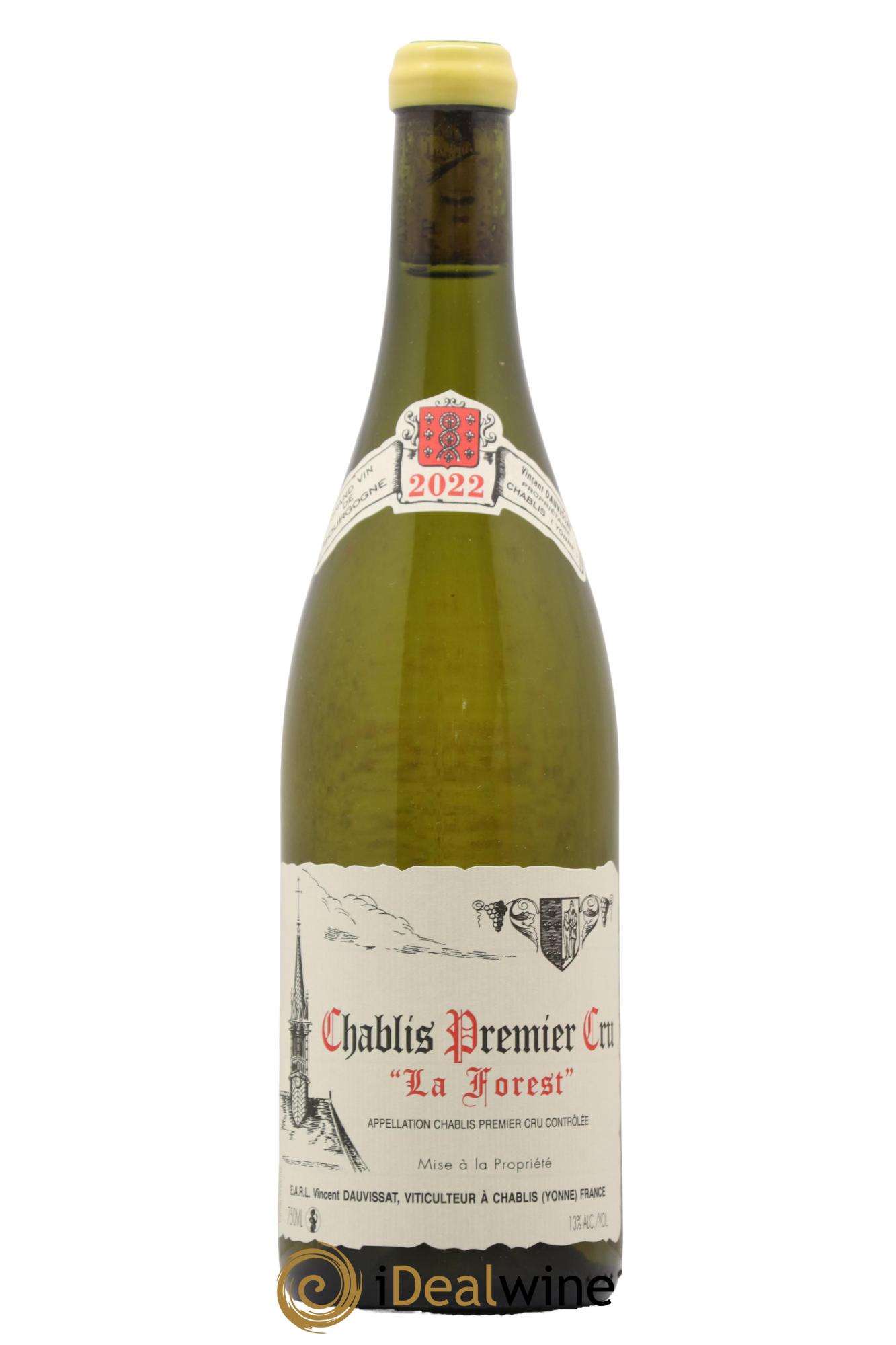Chablis 1er Cru La Forest Vincent Dauvissat (Domaine) 2022 - Lot de 1 bouteille - 0