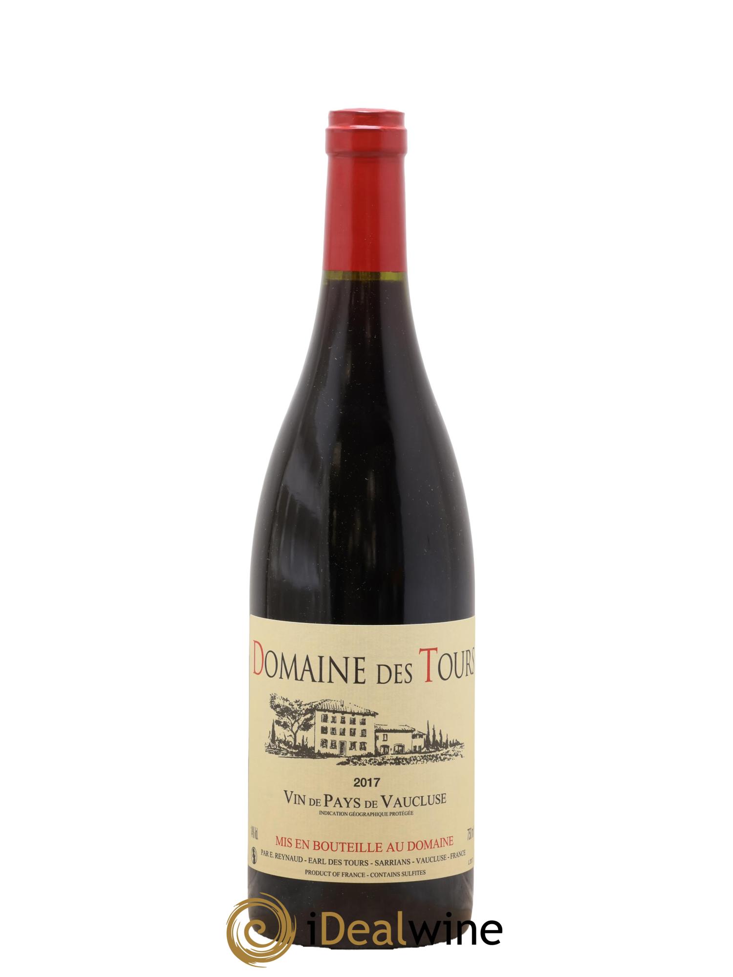 Vaucluse (Vin de Pays de Vaucluse) Domaine des Tours Emmanuel Reynaud 2017 - Lot de 1 bouteille - 0