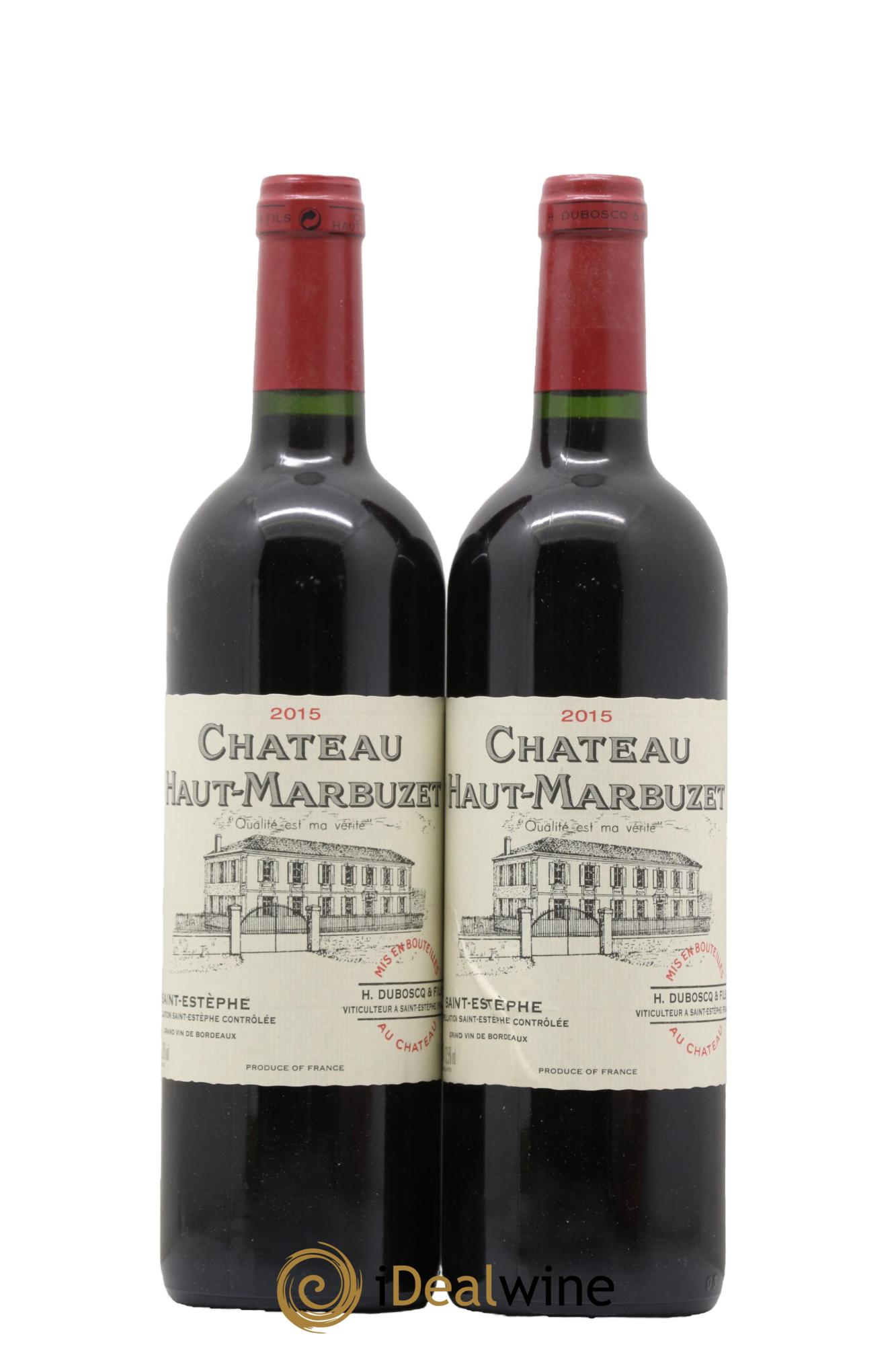 Château Haut Marbuzet 2015 - Lot de 2 bouteilles - 0