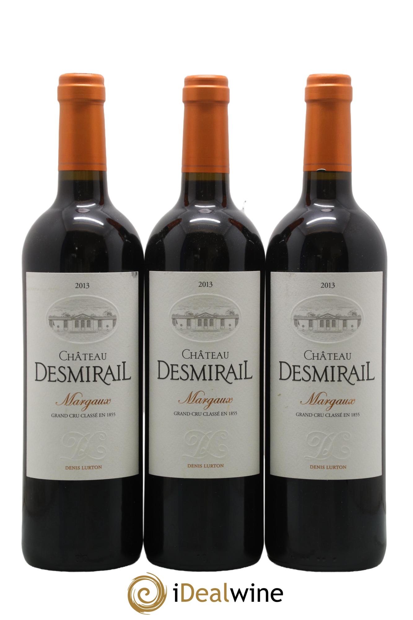 Château Desmirail 3ème Grand Cru Classé 2013 - Lotto di 3 bottiglie - 0