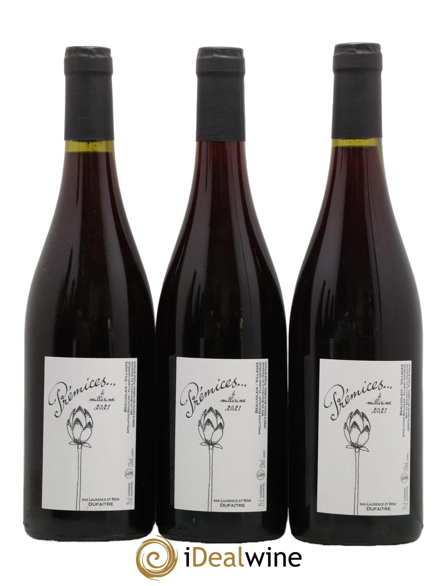 Beaujolais Village Premices Domaine Remi Dufaitre 2021 - Lot de 6 bouteilles - 2