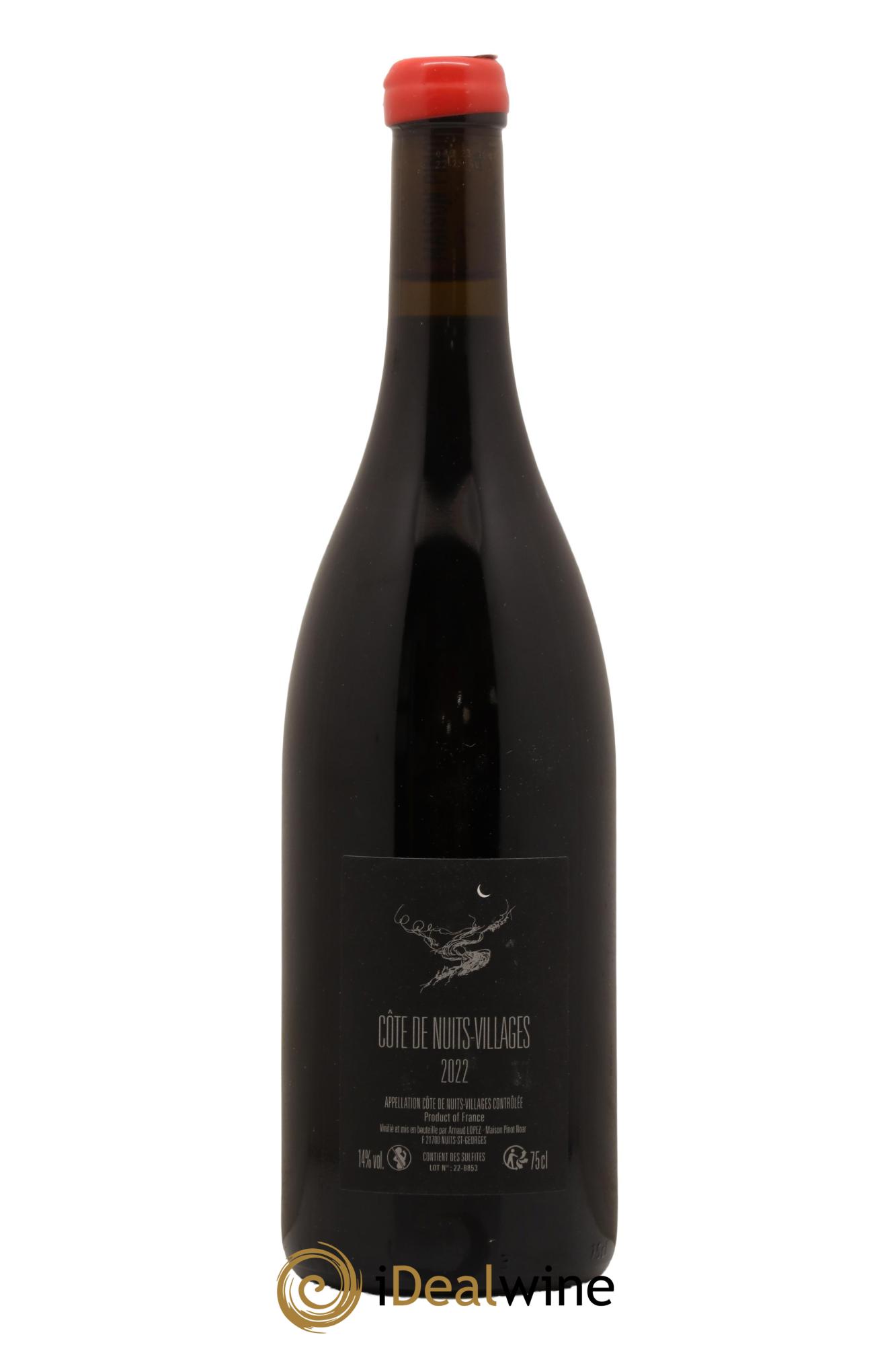 Côte de Nuits-Villages Arnaud Lopez 2022 - Lot de 1 bouteille - 1