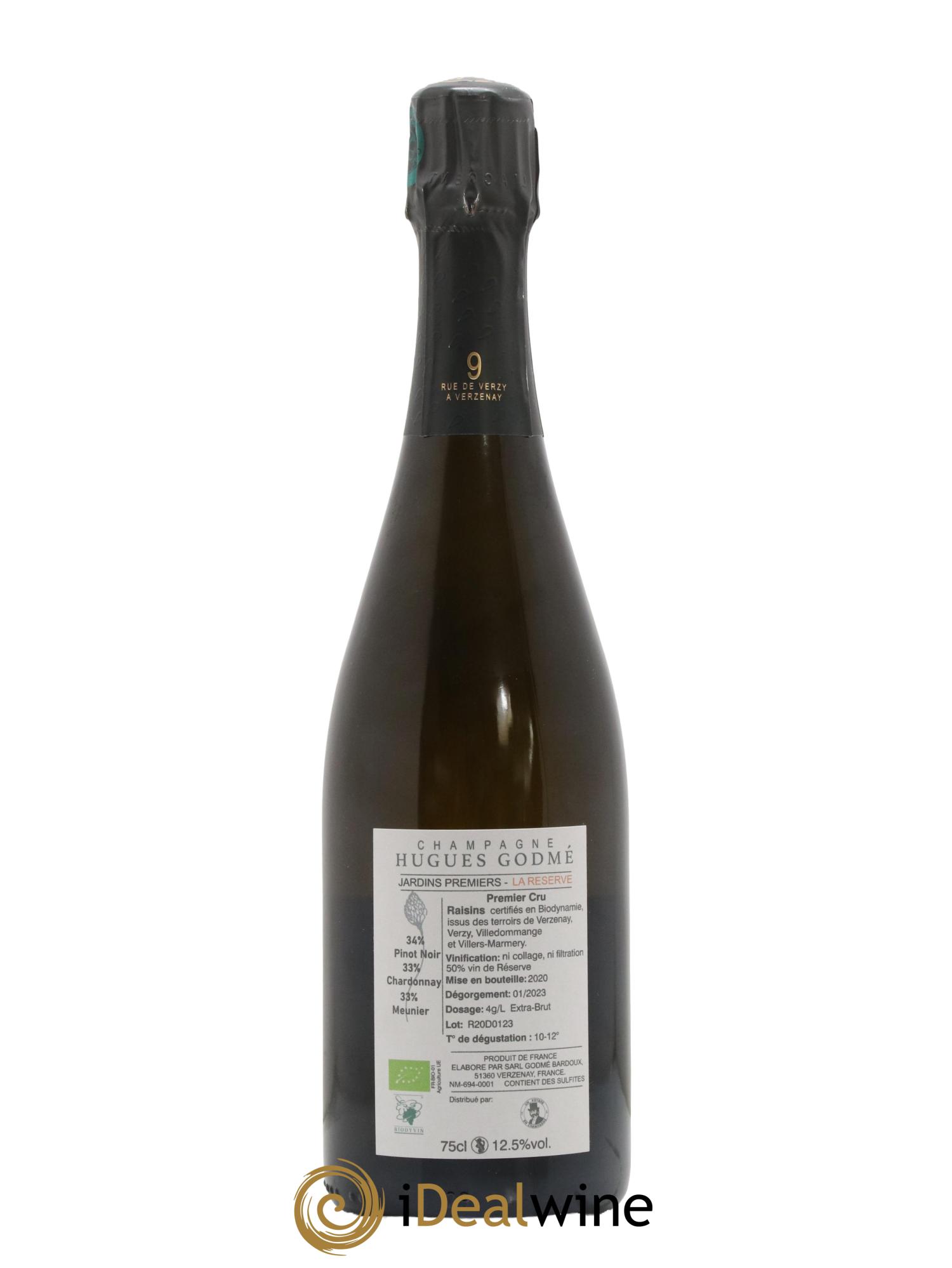La Réserve Extra-Brut Hugues Godmé - Lot de 1 bouteille - 1