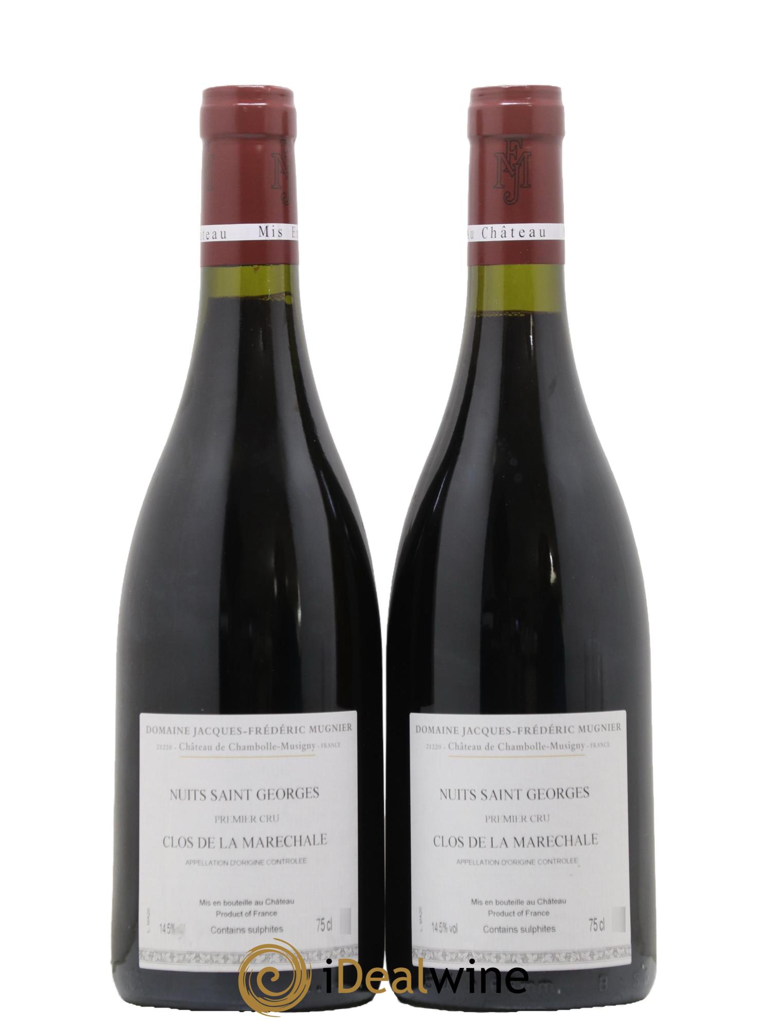 Nuits-Saint-Georges 1er Cru Clos de La Maréchale Jacques-Frédéric Mugnier 2020 - Lot de 2 bouteilles - 1