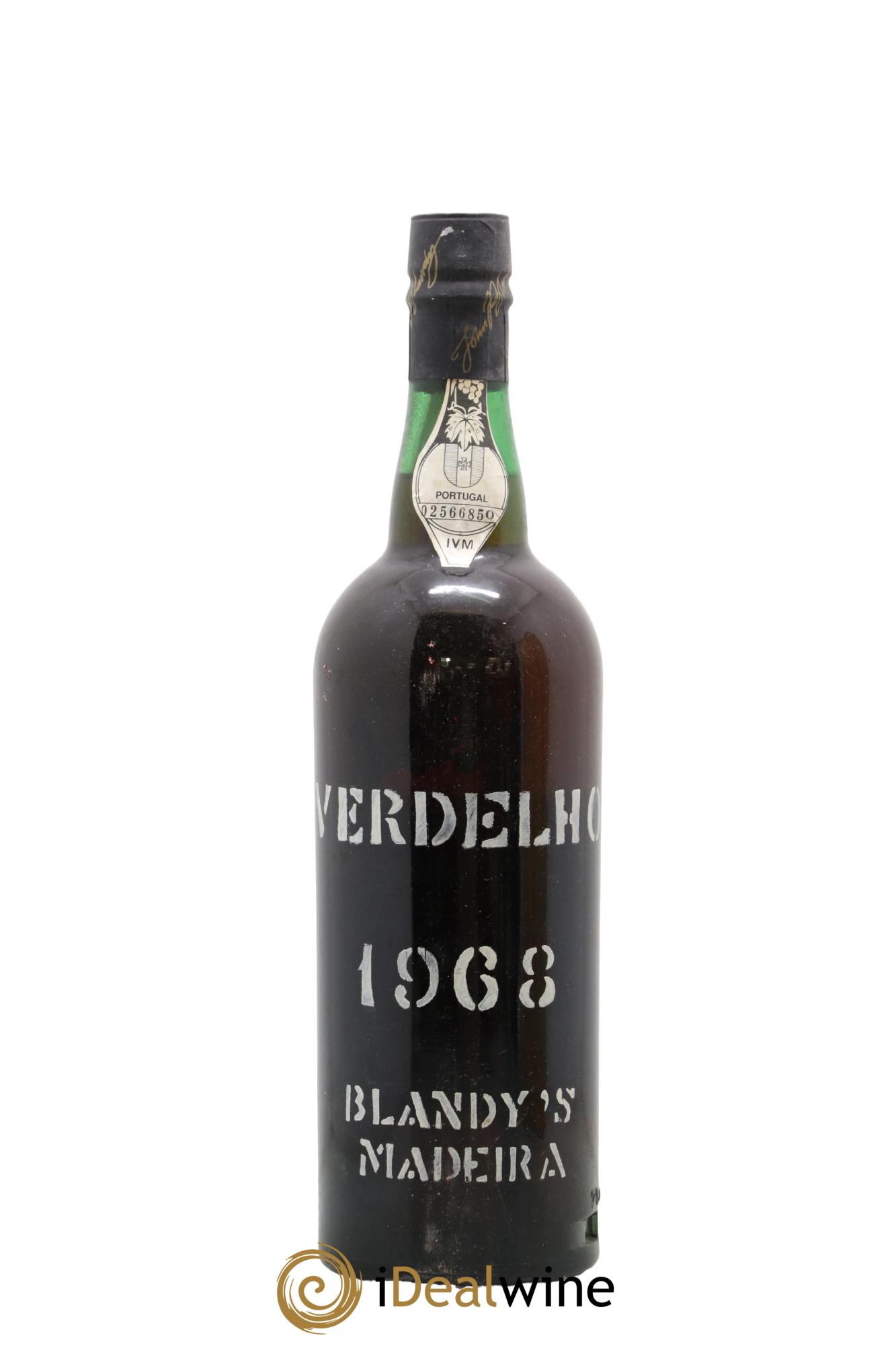 Madère Blandy's Vintage Verdelho 1968 - Lot de 1 bouteille - 1