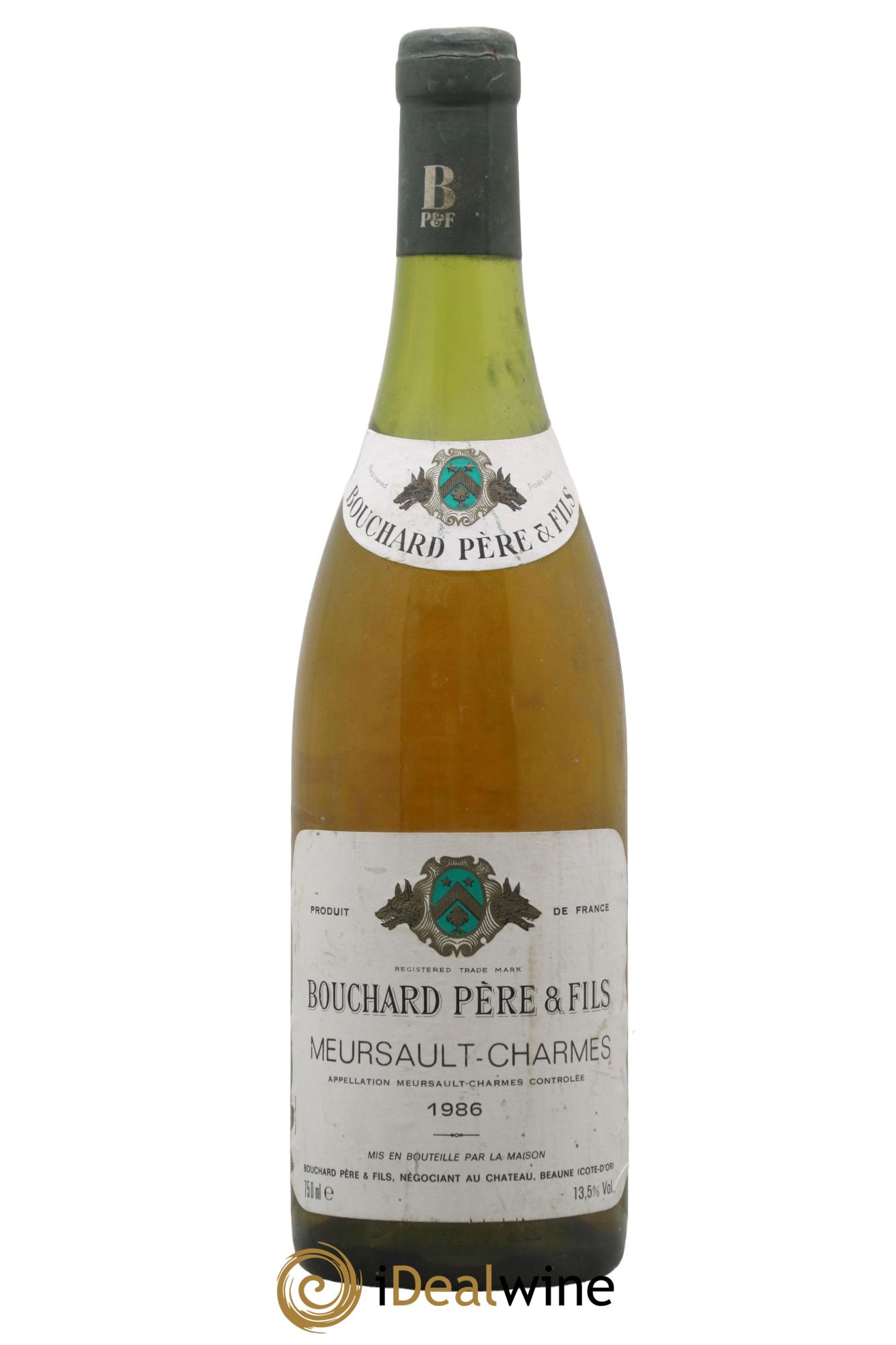 Meursault 1er Cru Charmes Bouchard Père & Fils 1986 - Lot de 1 bouteille - 0
