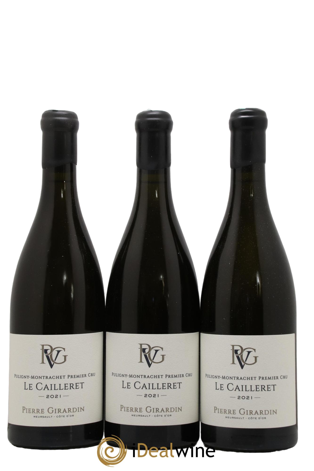Puligny-Montrachet 1er Cru Le Cailleret Pierre Girardin 2021 - Lot de 3 bouteilles - 0