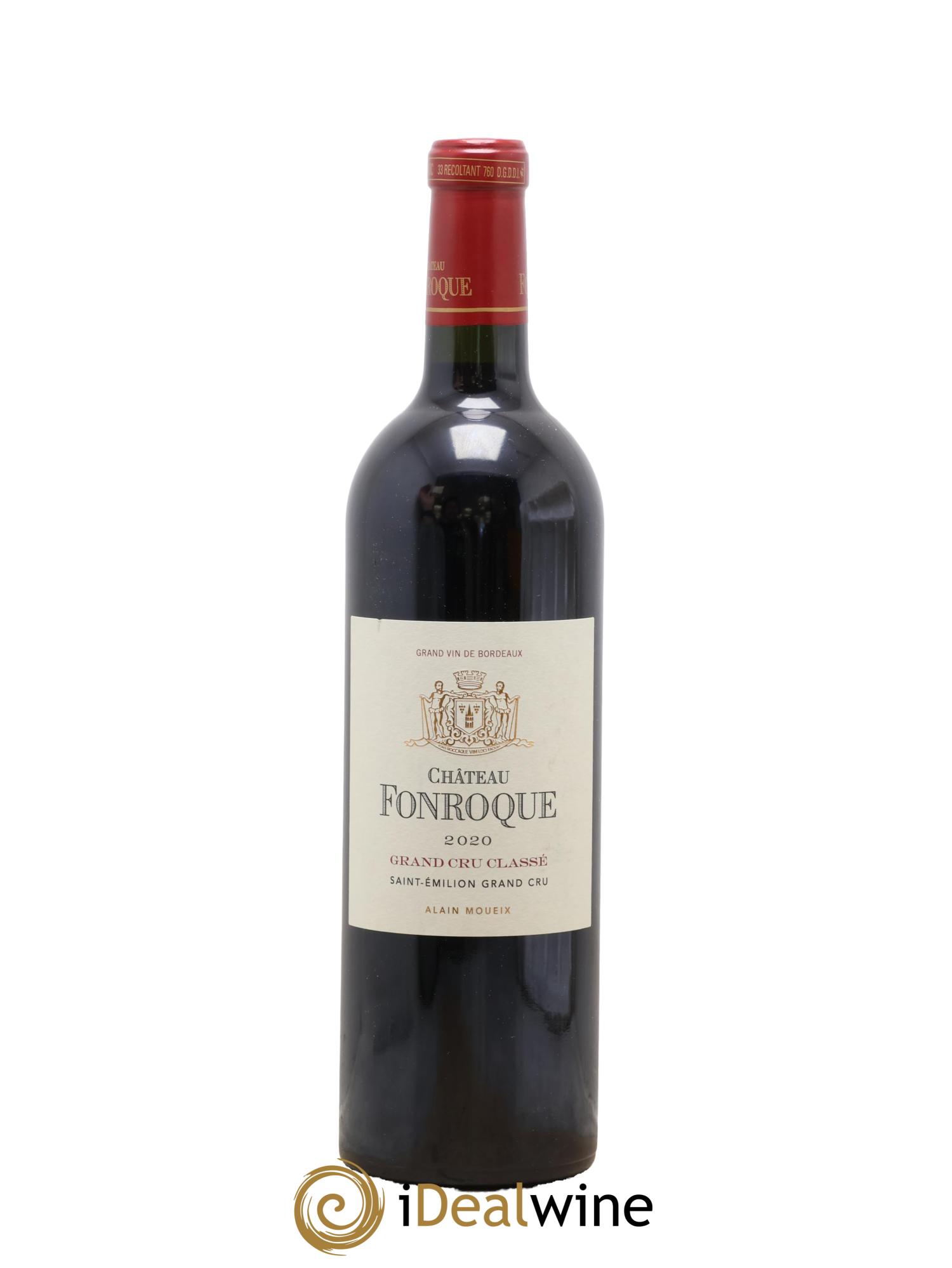 Château Fonroque Grand Cru Classé 2020 - Lot de 1 bouteille - 0