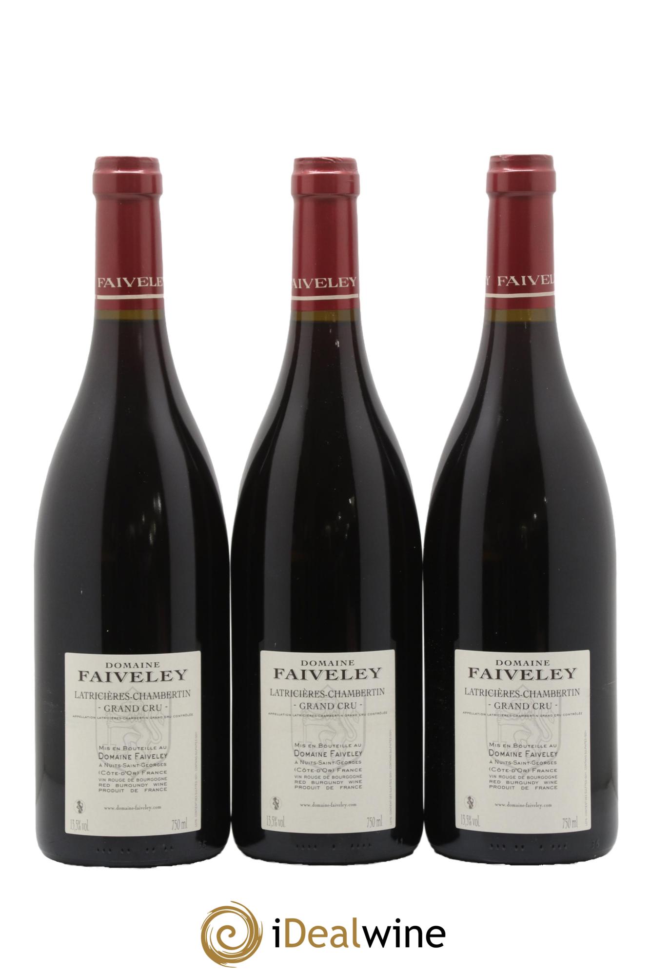 Latricières-Chambertin Grand Cru Faiveley 2021 - Lot de 3 bouteilles - 1