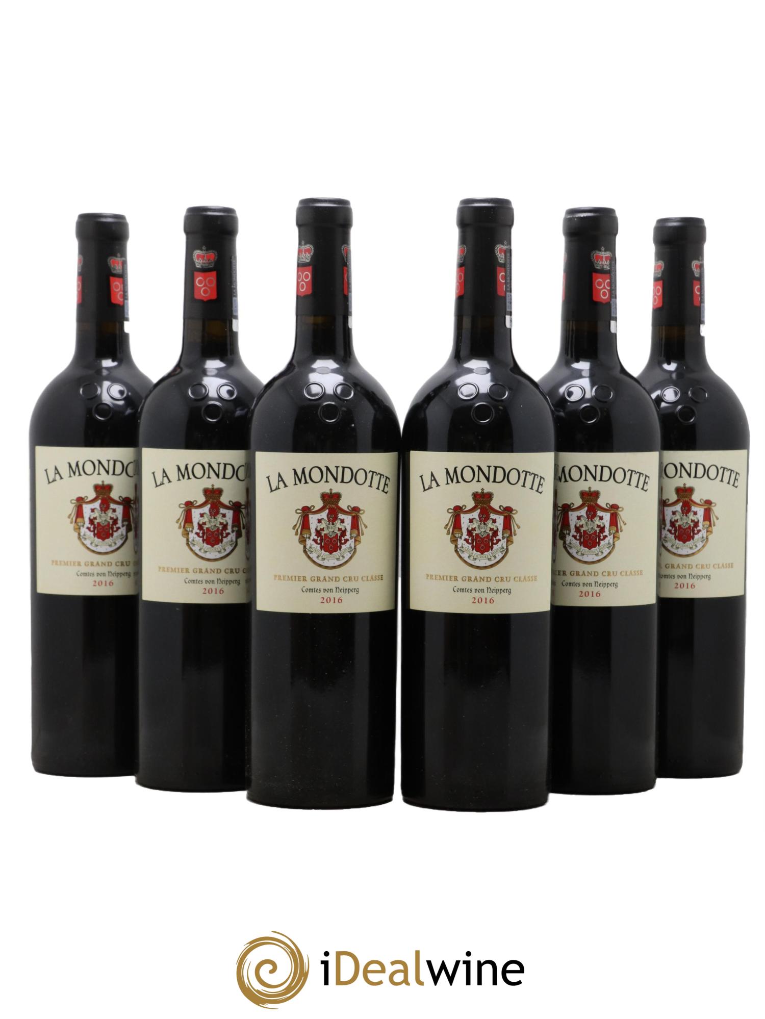 La Mondotte 1er Grand Cru Classé B depuis 2012 2016 - Lot of 6 bottles - 0
