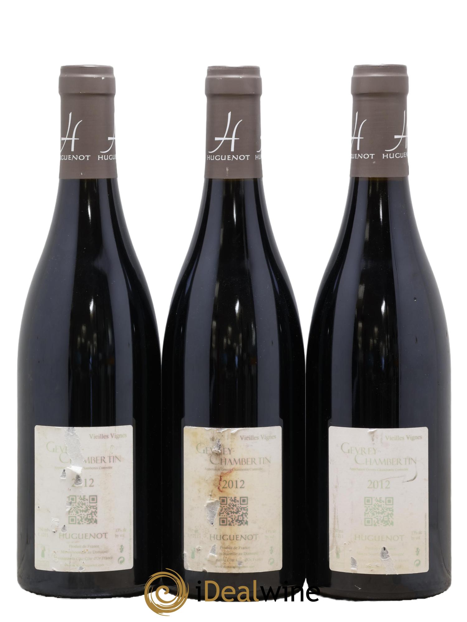 Gevrey-Chambertin Vieilles Vignes Huguenot 2012 - Posten von 3 Flaschen - 1