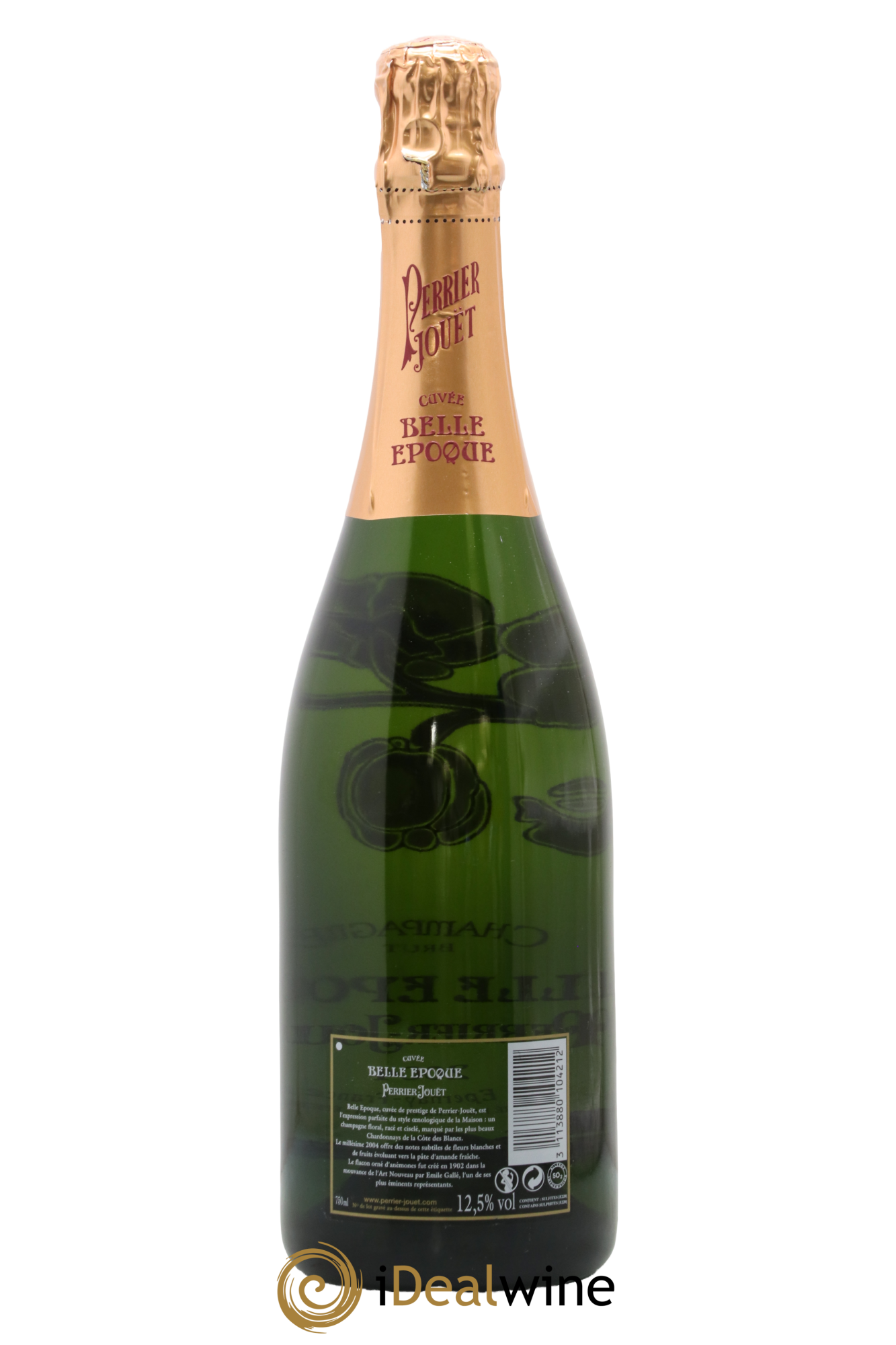 Cuvée Belle Epoque Brut Perrier-Jouët 2004 - Lot de 1 bouteille - 1