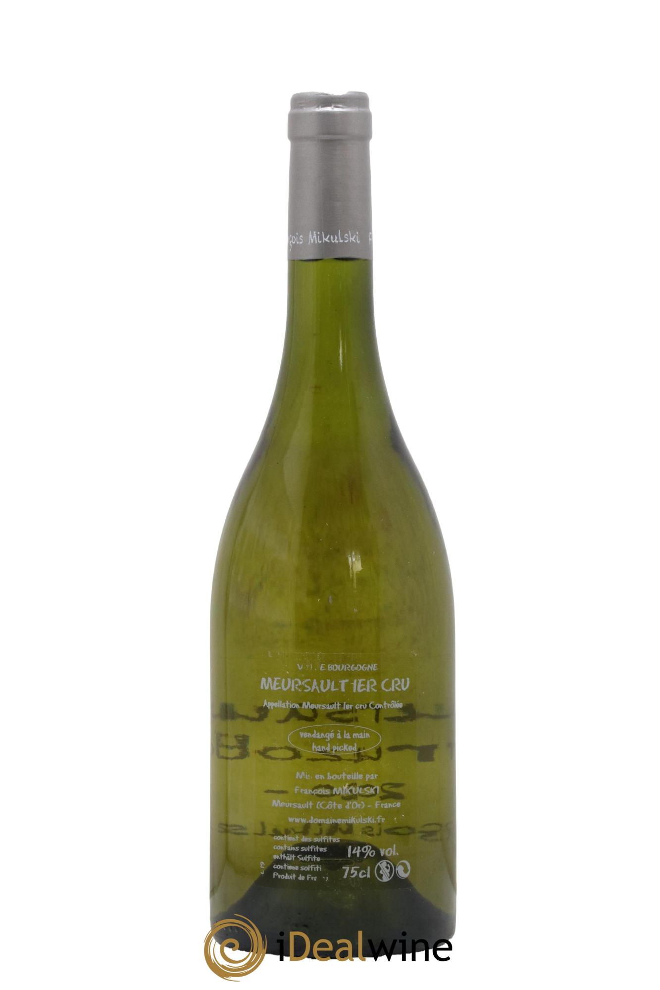 Meursault 1er Cru Poruzots François Mikulski 2020 - Lotto di 1 bottiglia - 1