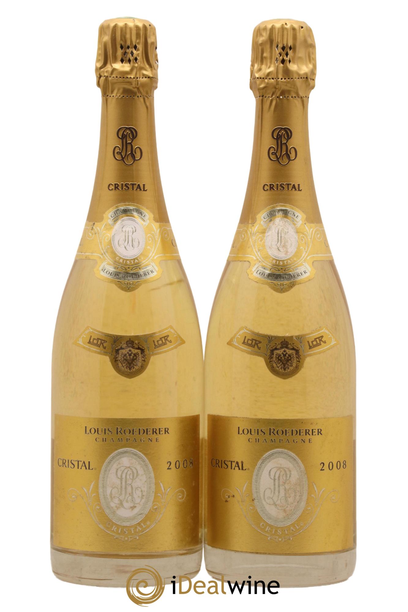 Cristal Louis Roederer 2008 - Lot de 2 bouteilles - 0