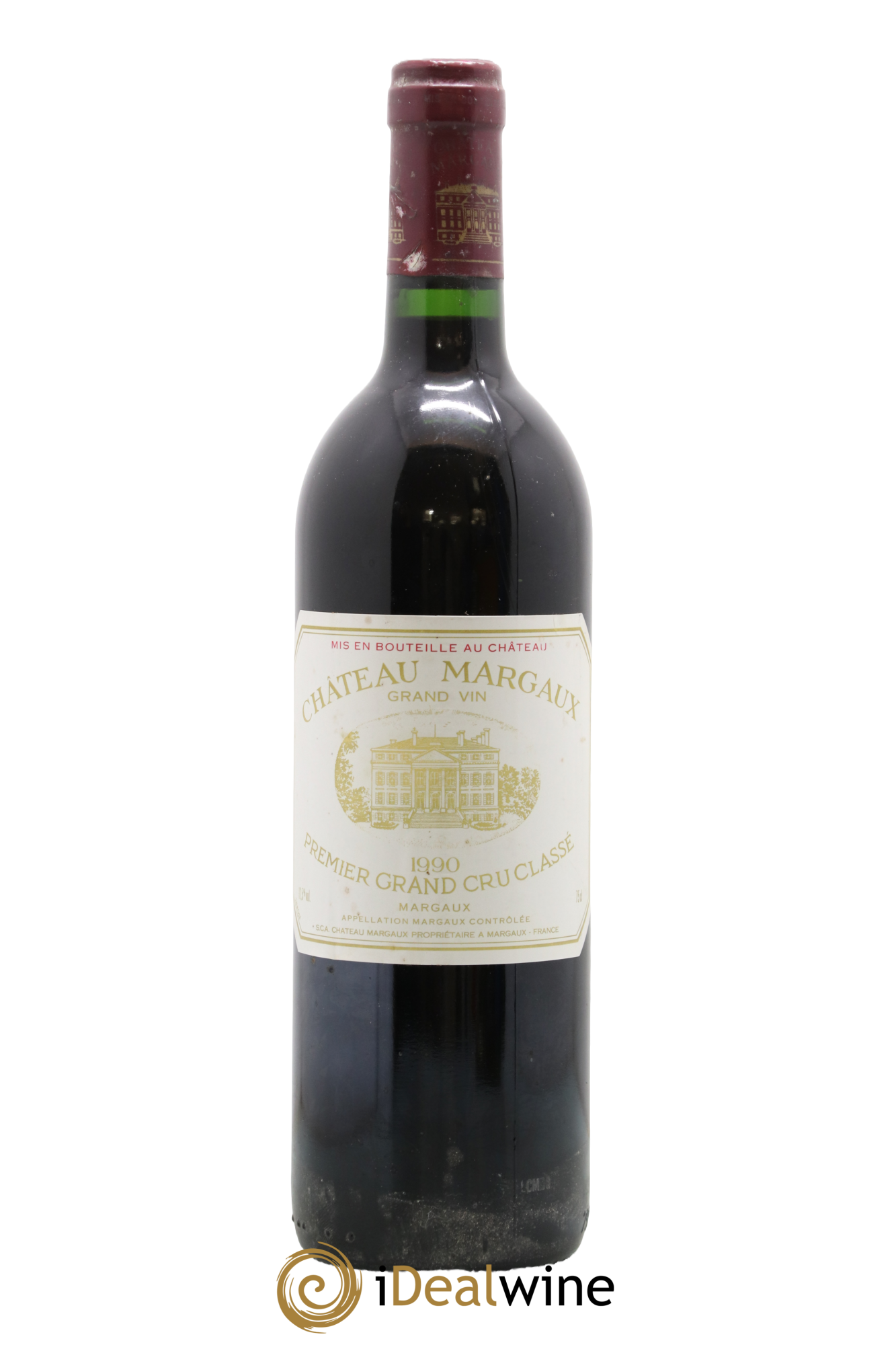 Château Margaux 1er Grand Cru Classé 1990 - Lot de 1 bouteille - 0