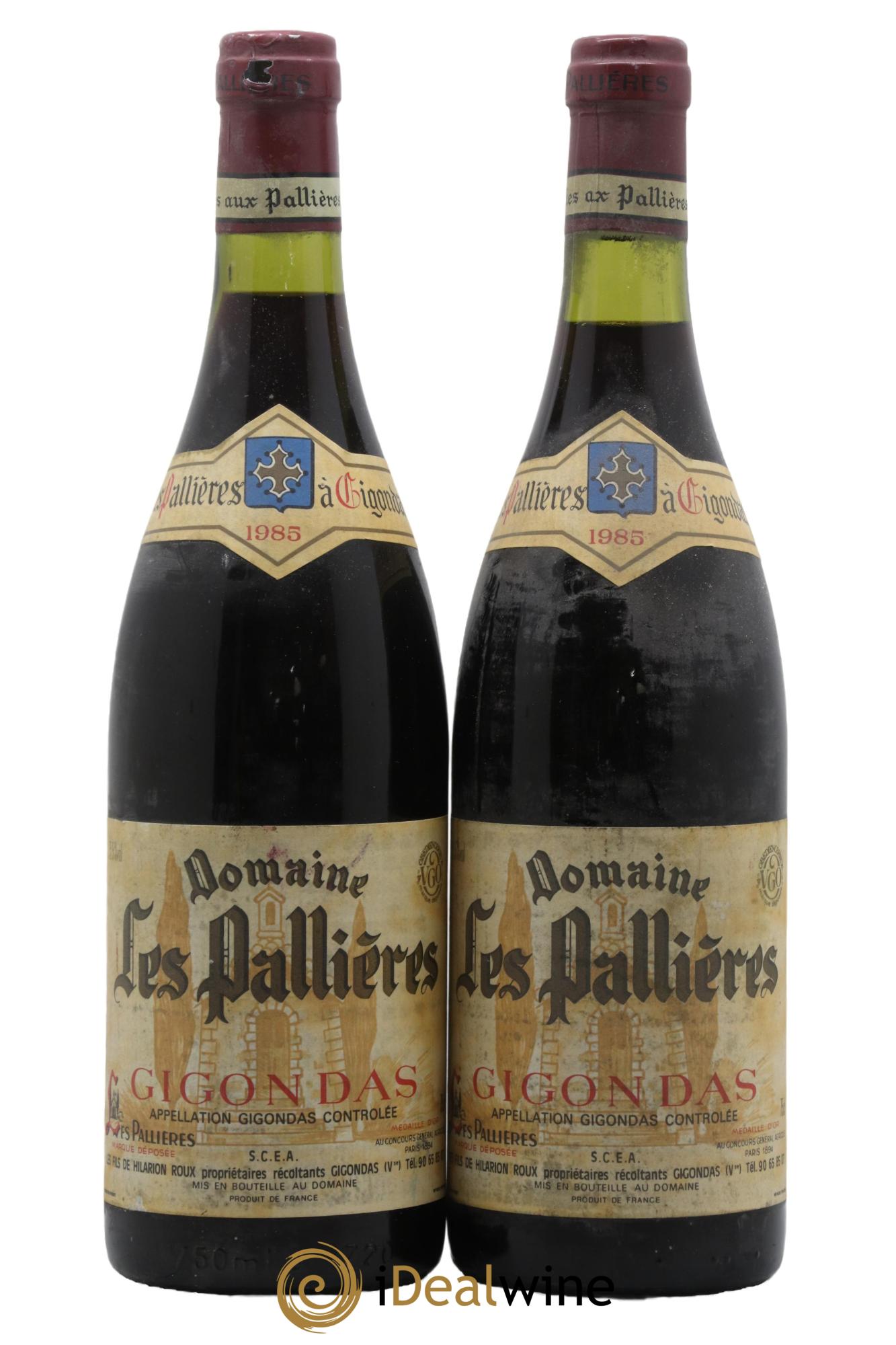 Gigondas Les Pallières (Domaine) 1985 - Lot de 2 bouteilles - 0