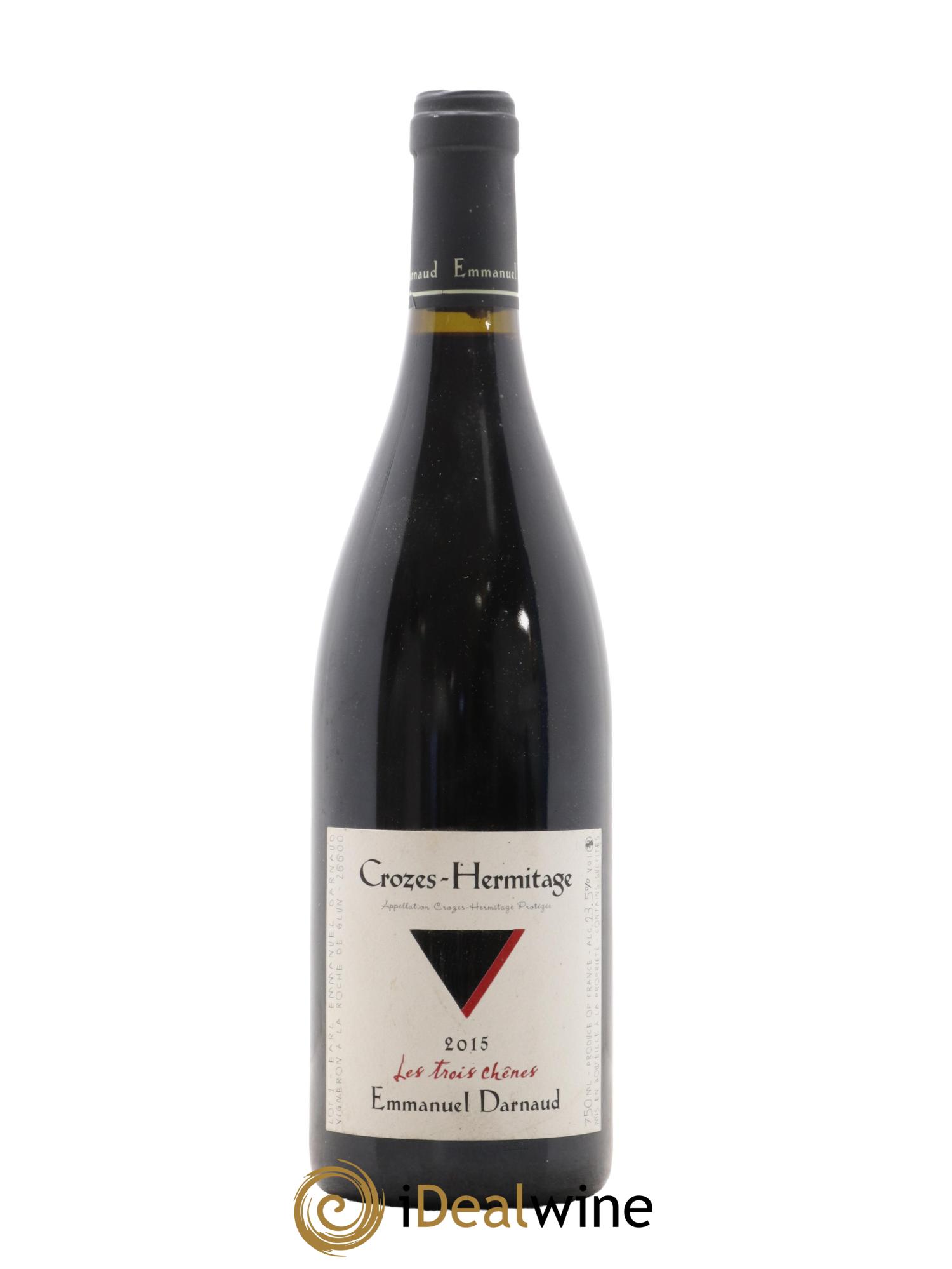 Crozes-Hermitage Les Trois Chênes Domaine Darnaud 2015 - Lot de 1 bouteille - 0