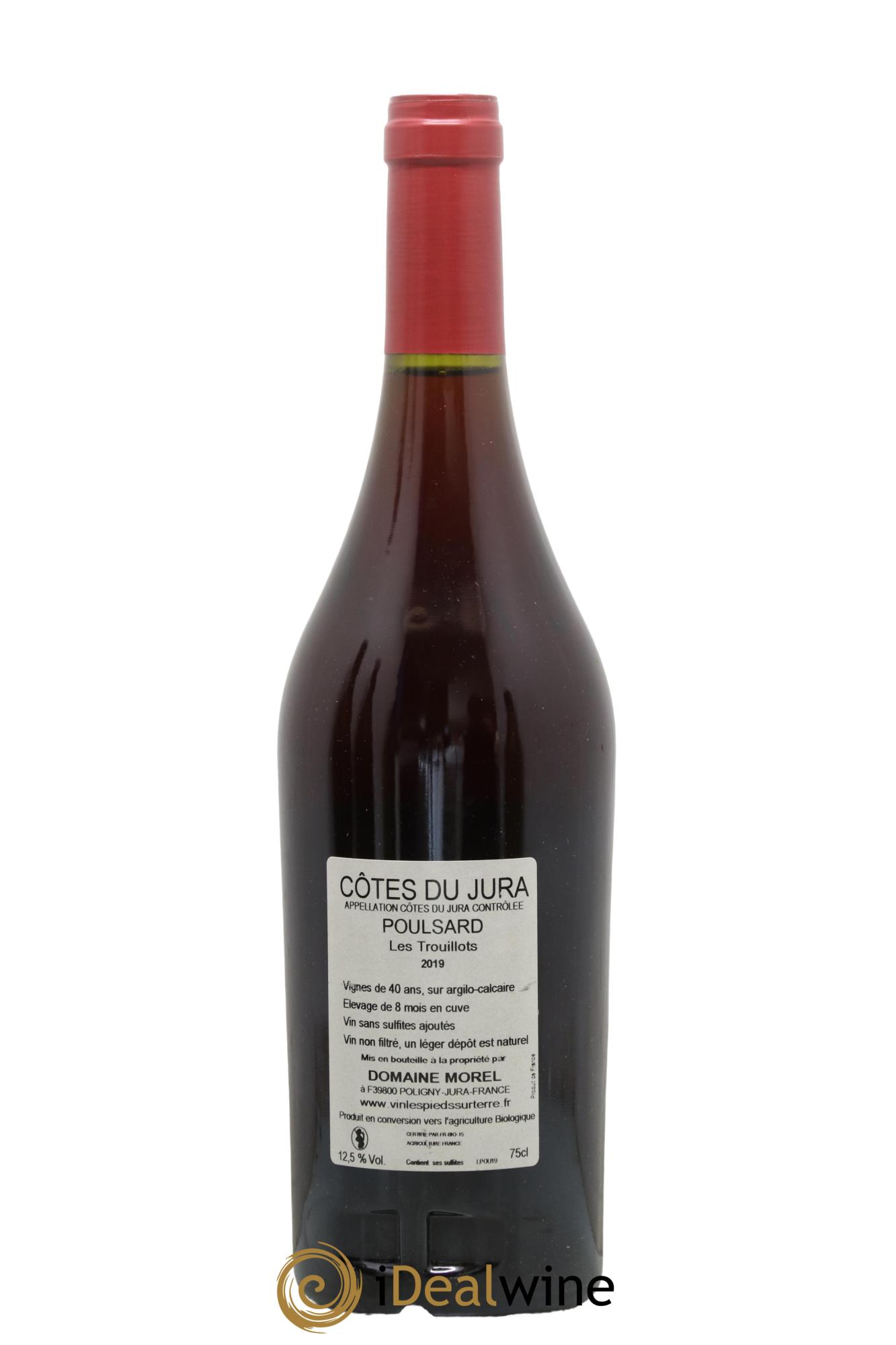 Côtes du Jura Poulsard - Les Trouillots Valentin Morel 2019 - Lot de 1 bouteille - 1