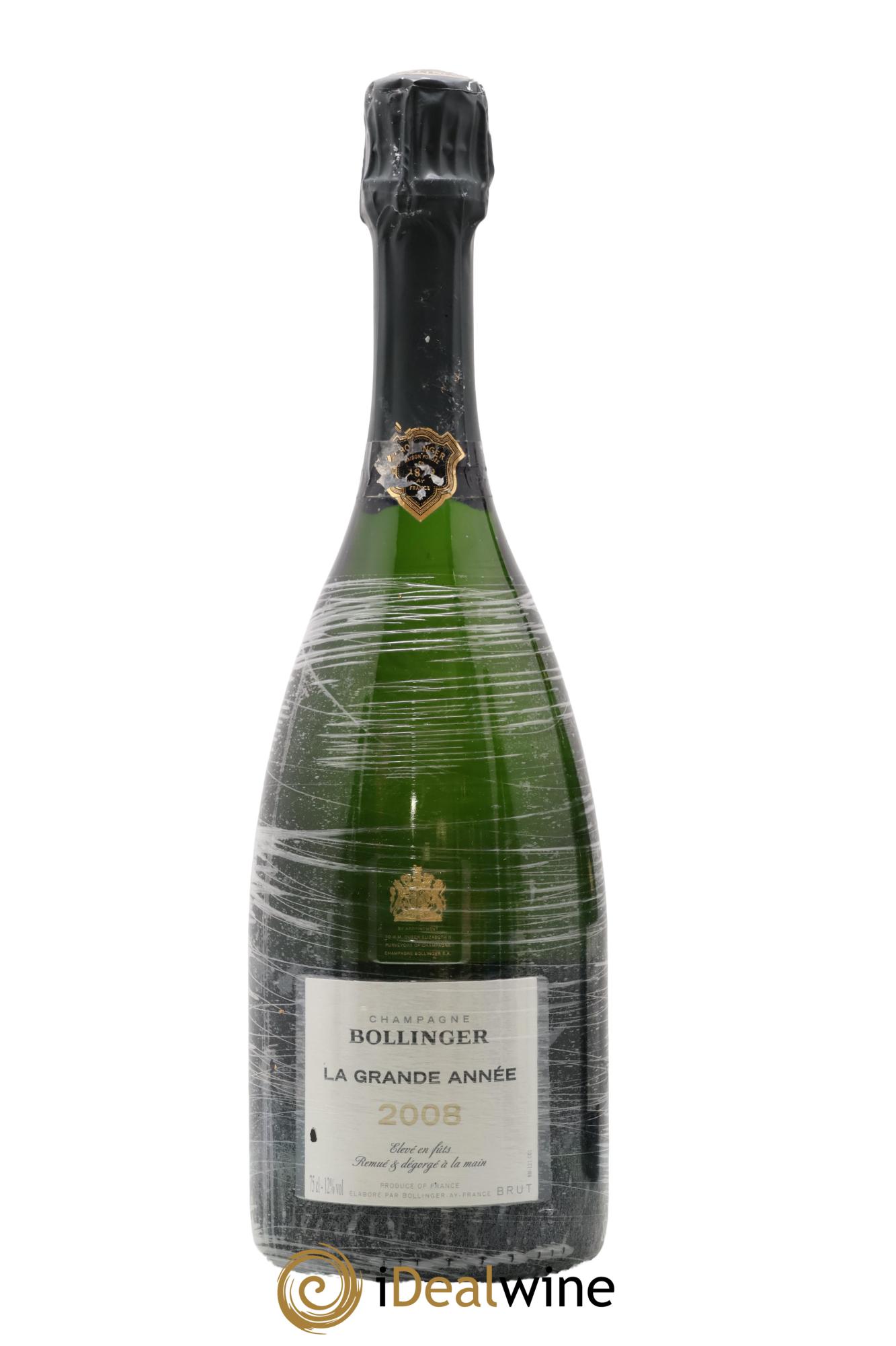 La Grande Année Brut Bollinger 2008 - Lot of 1 bottle - 0