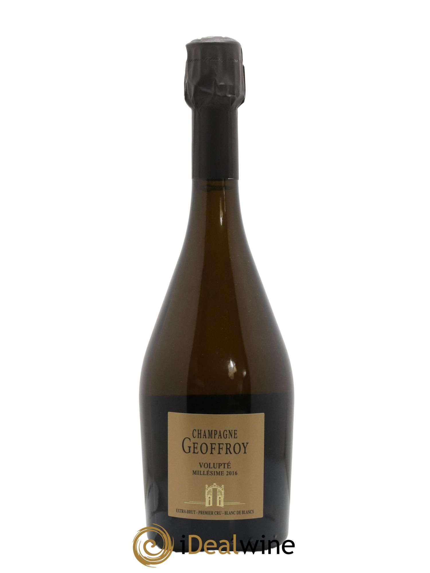 Champagne Premier Cru Extra Brut Blanc de Blancs Volupte Maison Geoffroy 2016 - Lot de 1 bouteille - 0